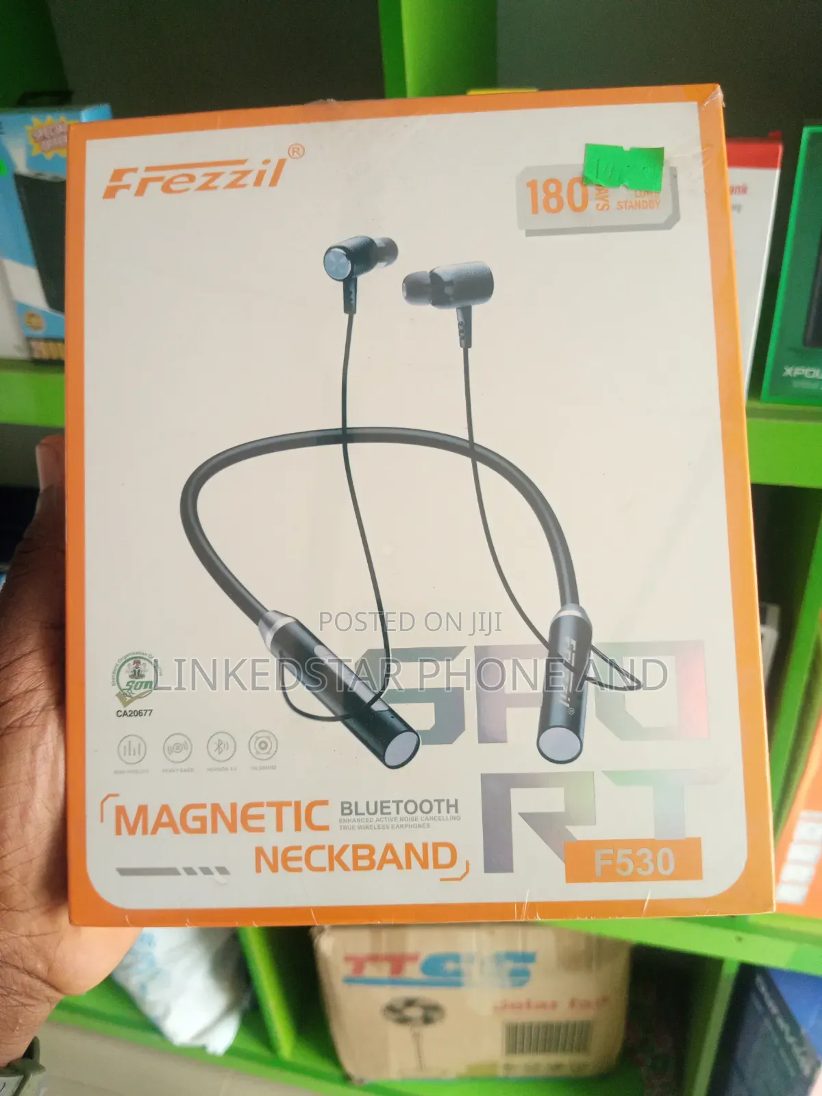 Frezzil Magnetic Bluetooth Neckband Wireless Earphones.