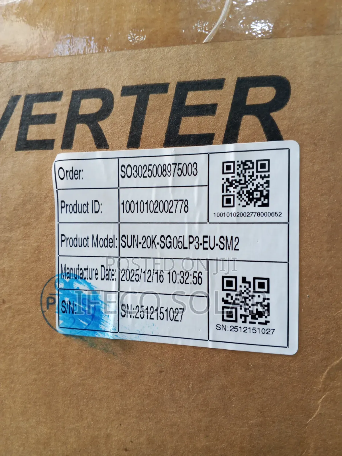 Deye 20kva Hybrid Inverter