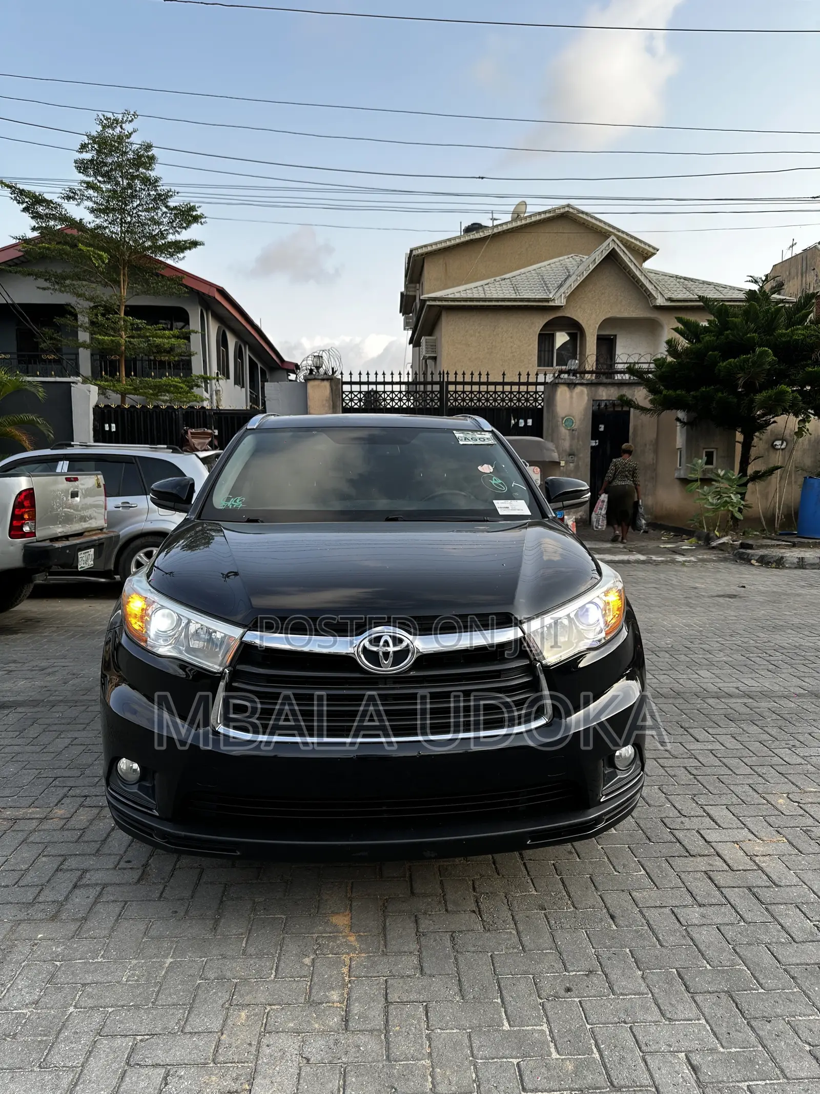 Toyota Highlander XLE V6 4x2 (3.5L 6cyl 6A) 2016 Black