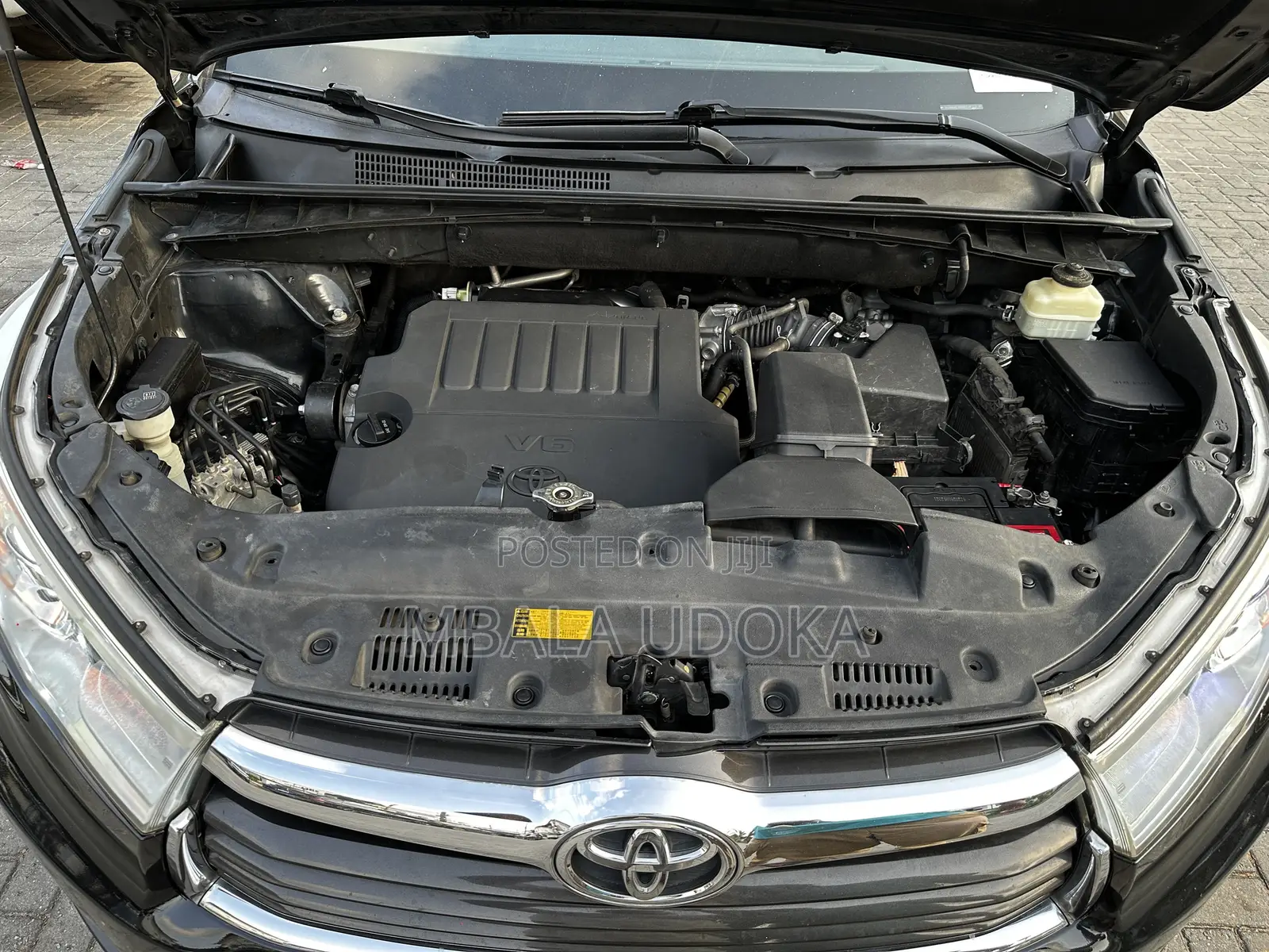 Toyota Highlander XLE V6 4x2 (3.5L 6cyl 6A) 2016 Black