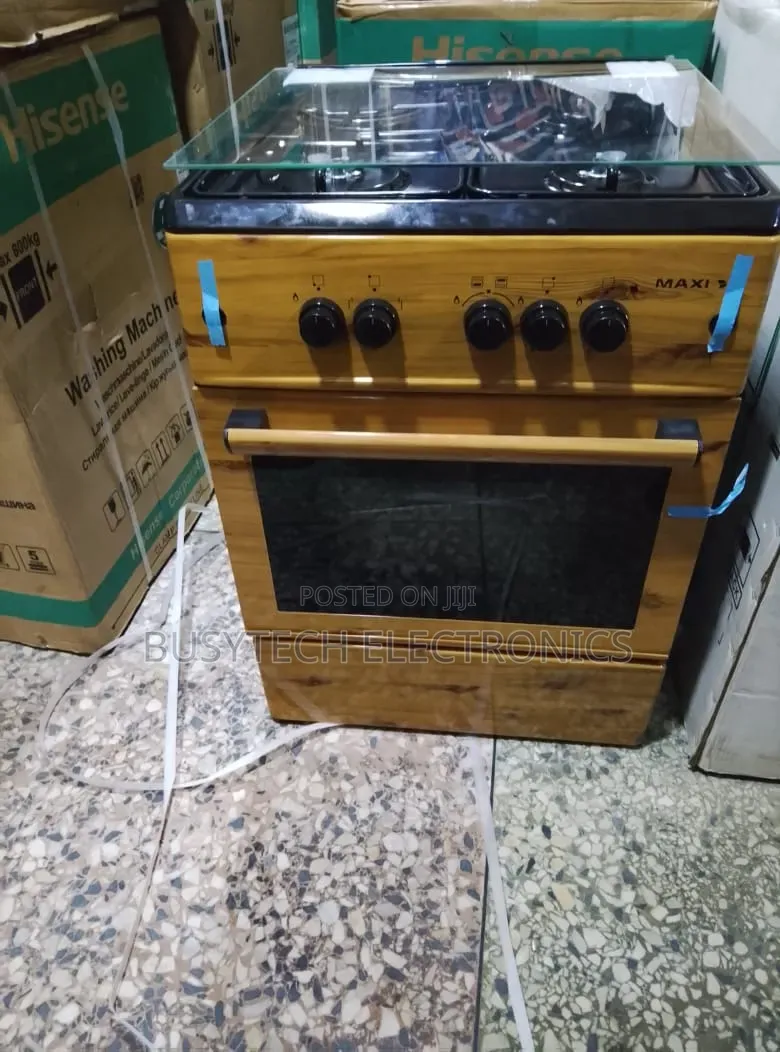 Maxi 3 Gas Cooker With Electric Hot Plate and Oven