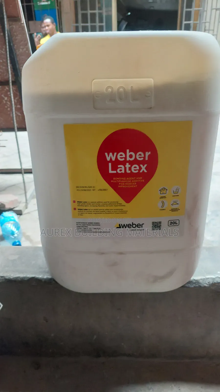 Weber Latex Bonding Agent – 20 Liters | Original Quality