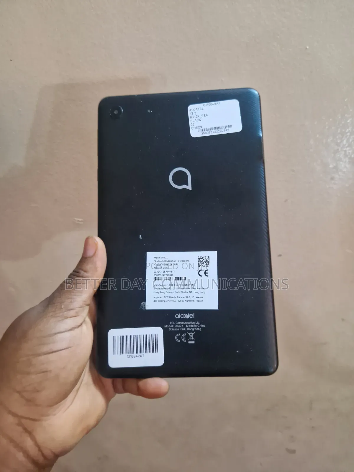 Alcatel 3T 8 32 GB Black