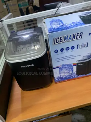 Polystar 15KG Ice Maker – Ideal for Homes, Offices, Bars, and Restaura