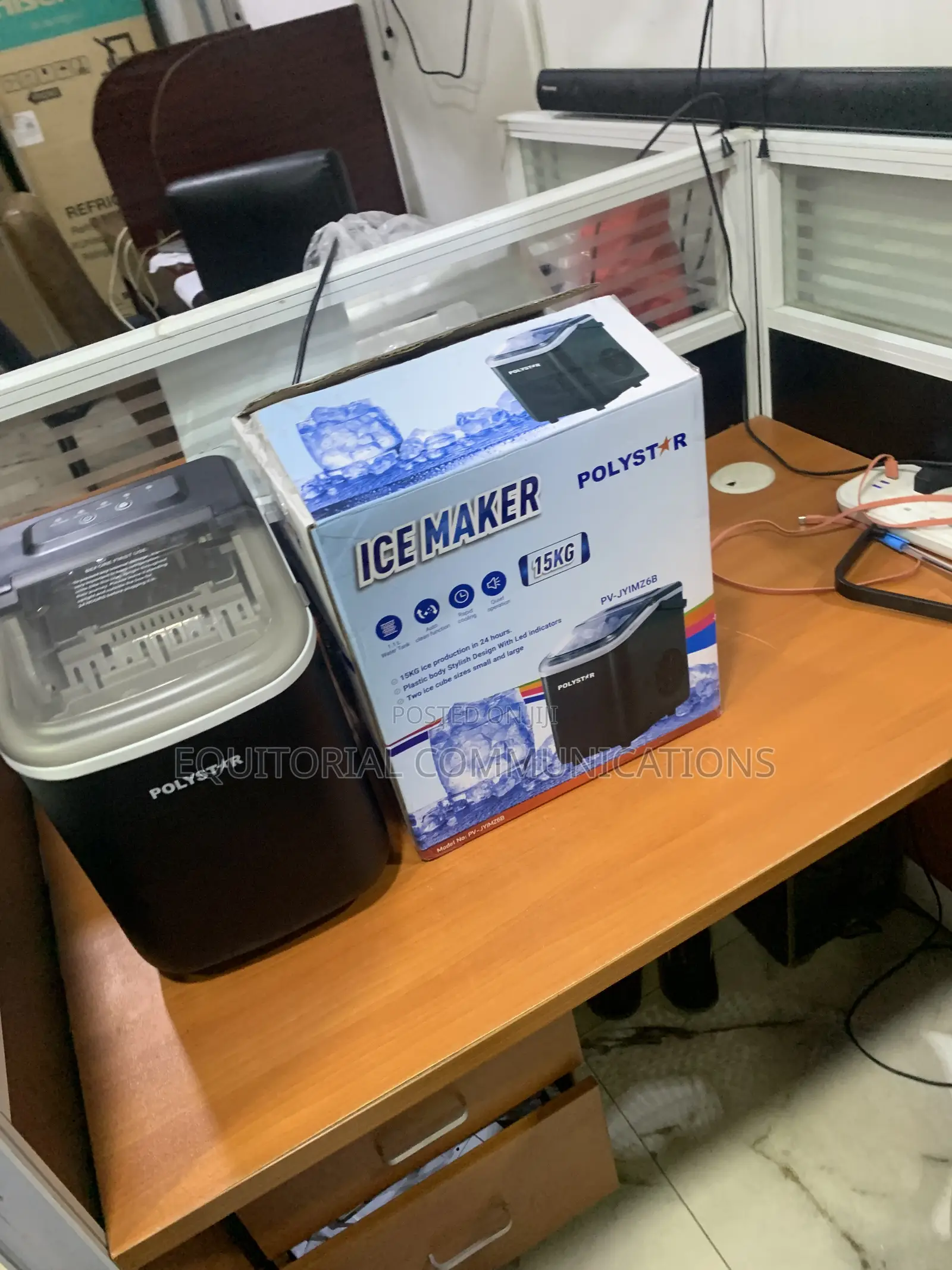 Polystar 15KG Ice Maker – Your Favourite Beverages Refreshingly Cold