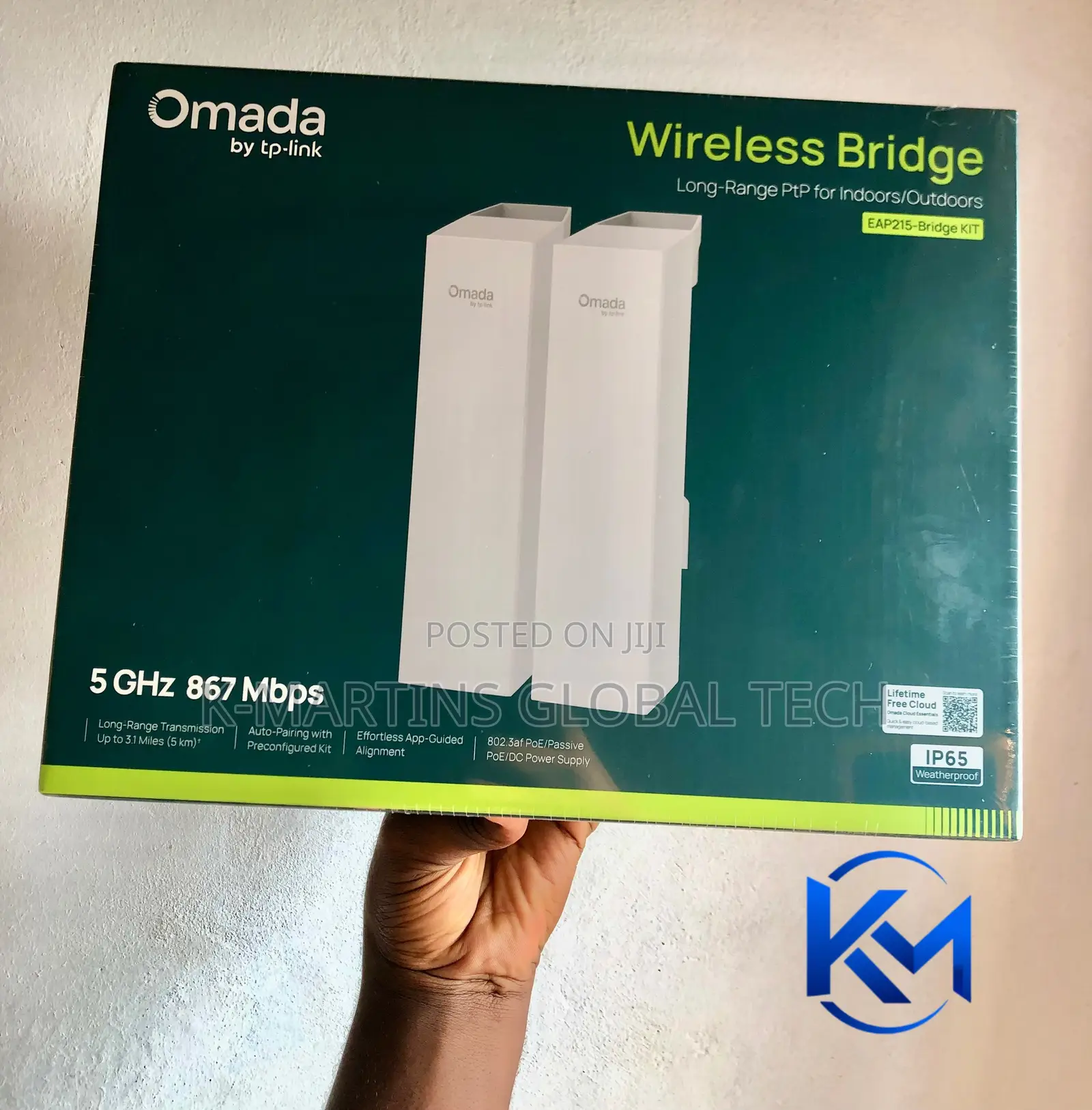 TP-Link Omada EAP215-Bridge Kit 5GHz 867Mbps Outdoor CPE