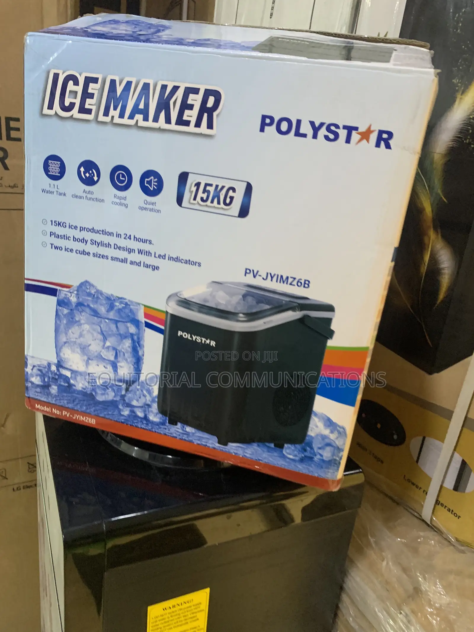 Polystar 15KG Ice Production Machine – Convenience at Your Fingertips