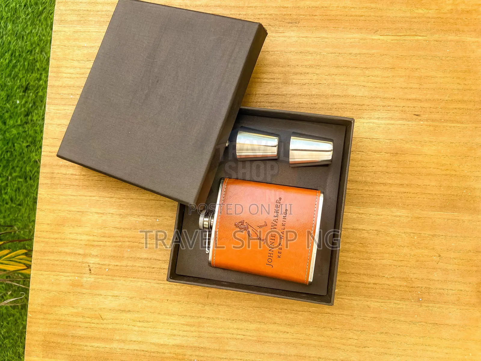 Johnnie Walker Stainless Steel Hip Flask
