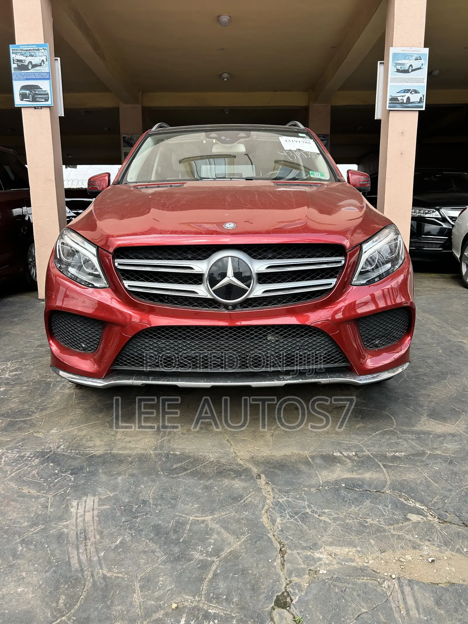 Mercedes-Benz GLE-Class GLE 350 2017 Red