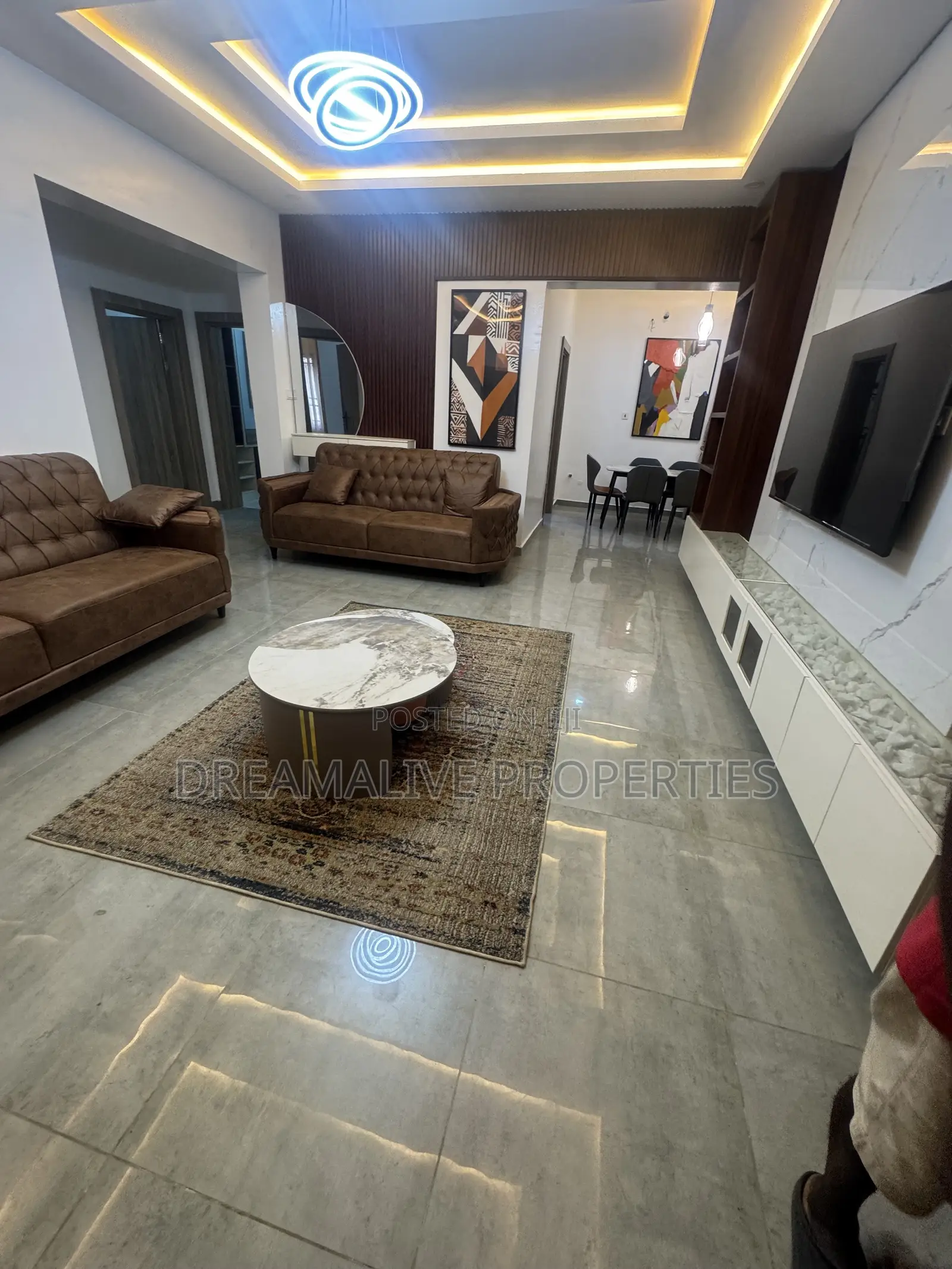 Furnished 3bdrm Apartment in Katampe for rent
