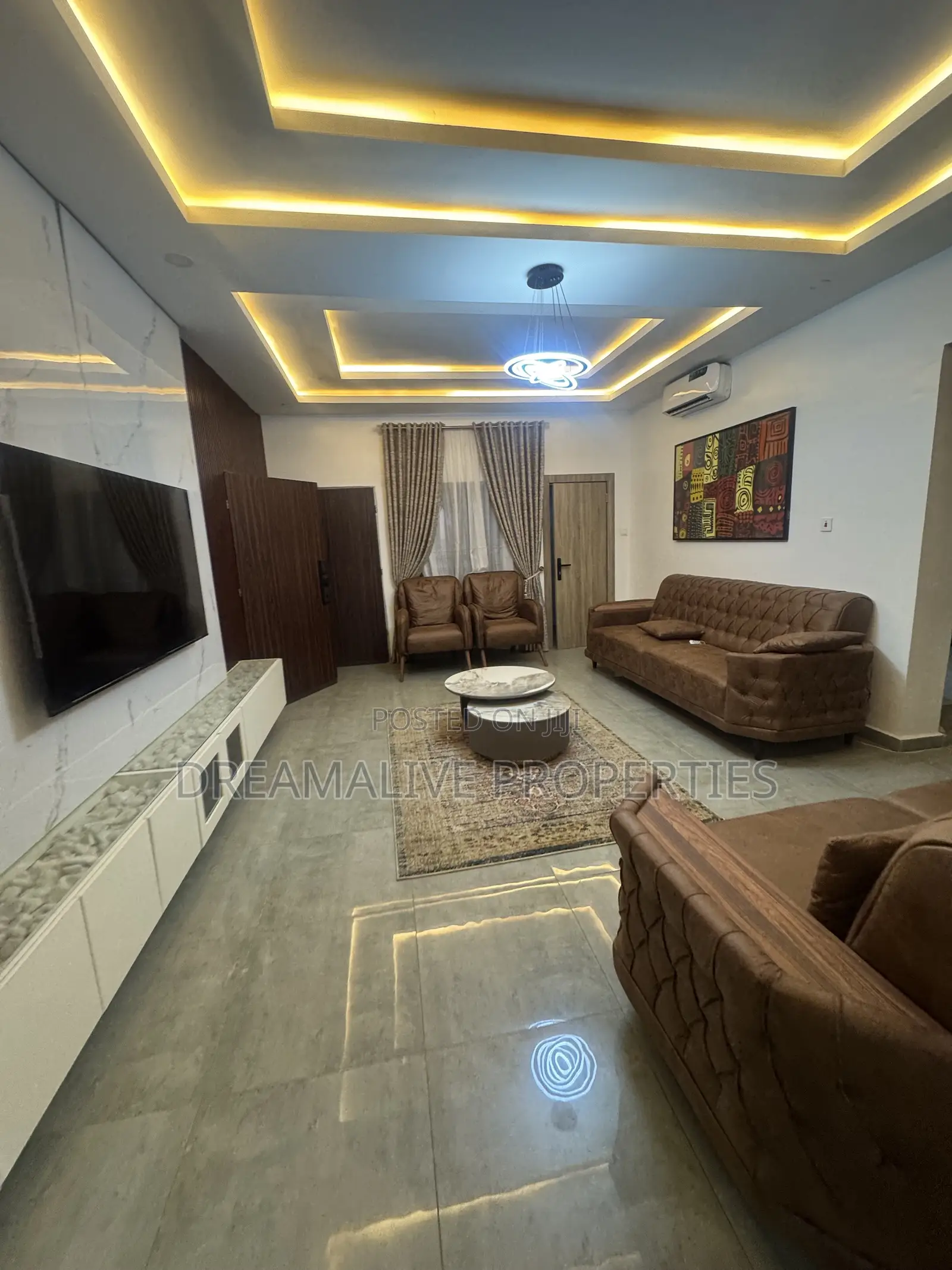 Furnished 3bdrm Apartment in Katampe for rent