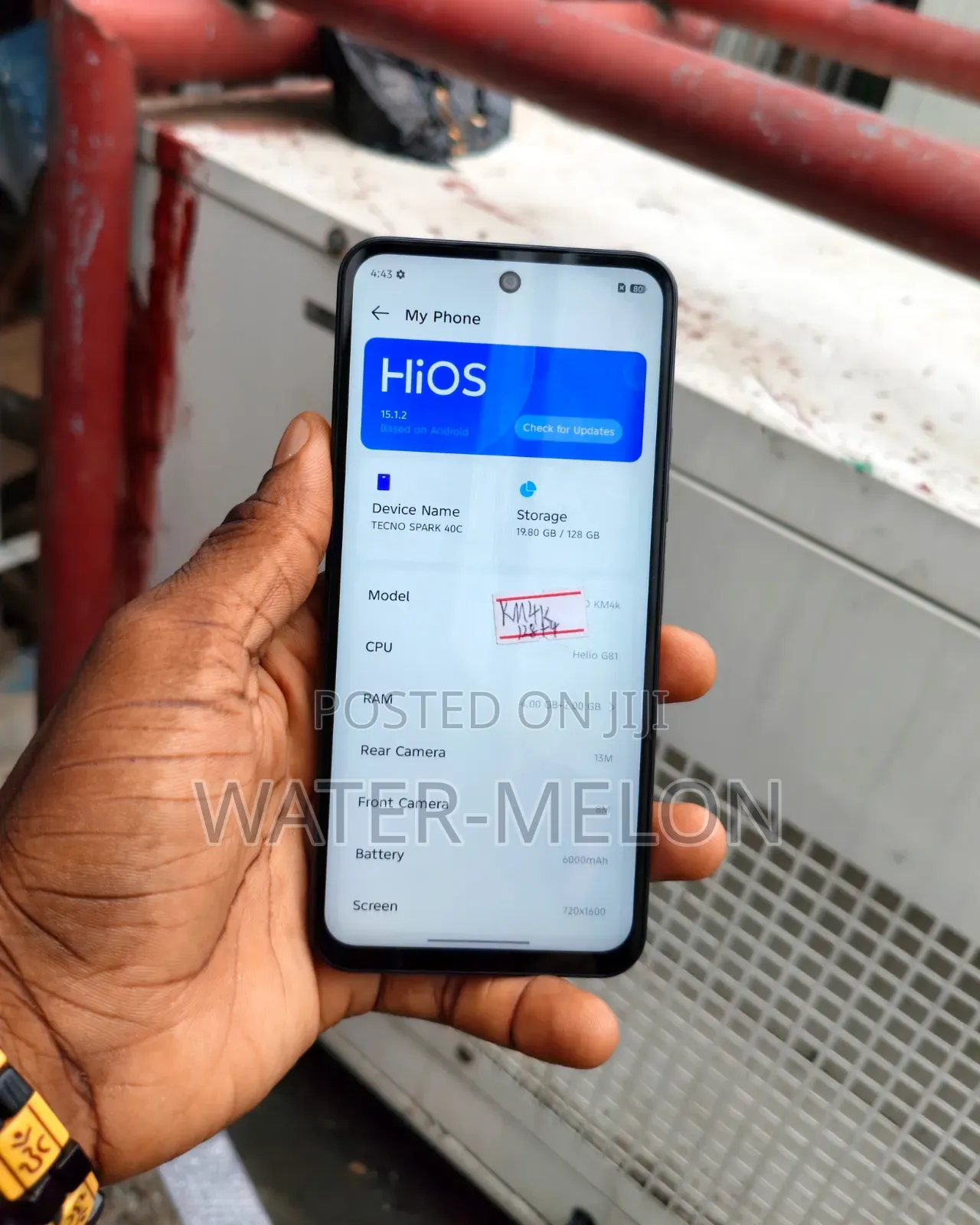 Tecno Spark 40C 128 GB Blue