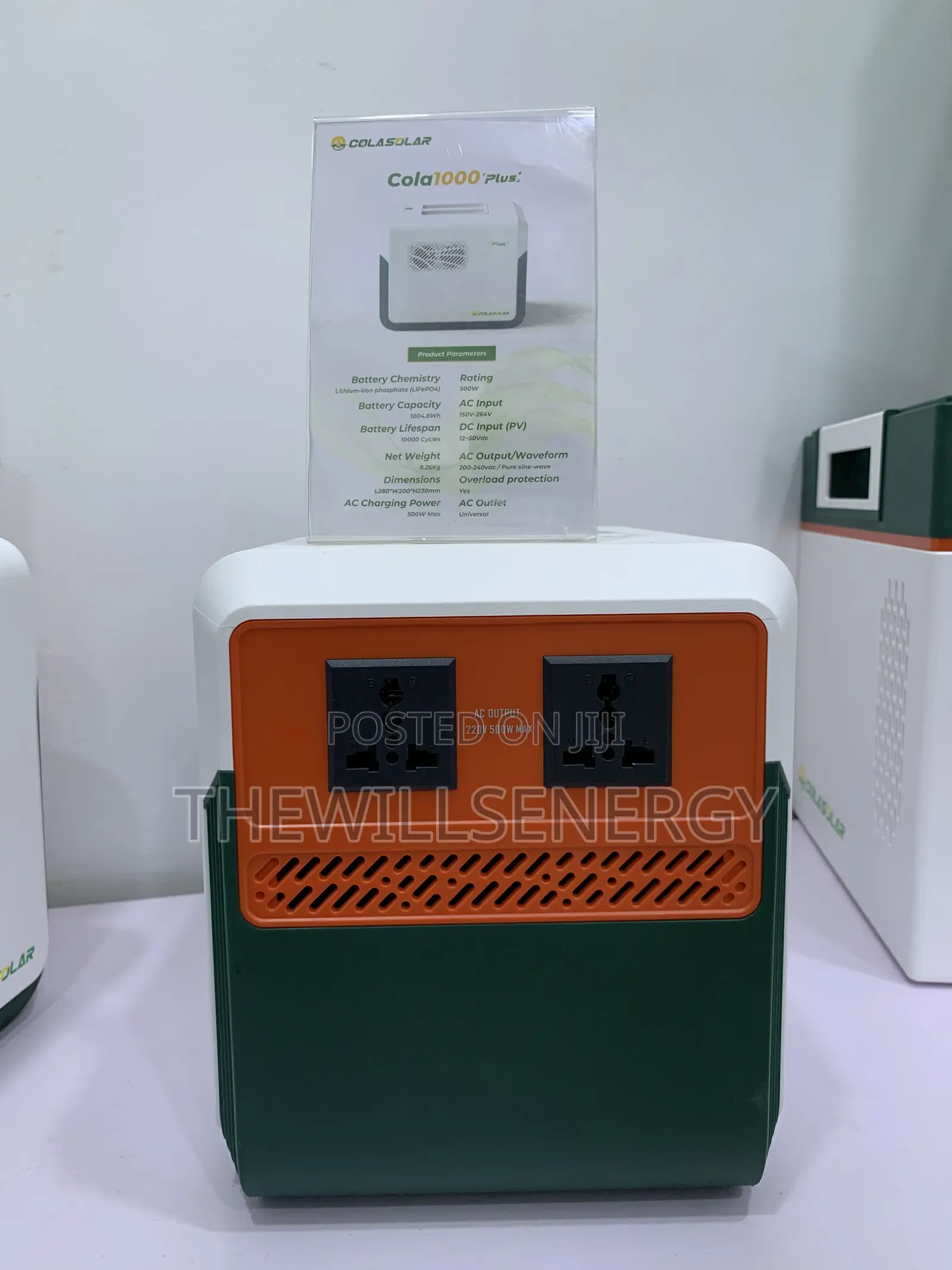 Cola1000plus 1kWh Solar Power Generator