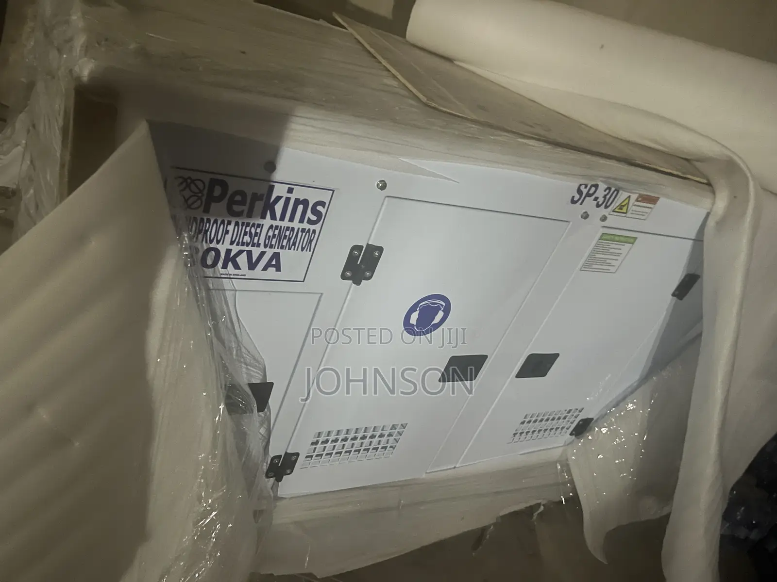 30kva Brand New Perkins Soundproof Diesel Generator 100% Copper 