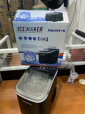 Polystar Ice Maker 15KG – Everyday Convenience for Chilled Refreshment