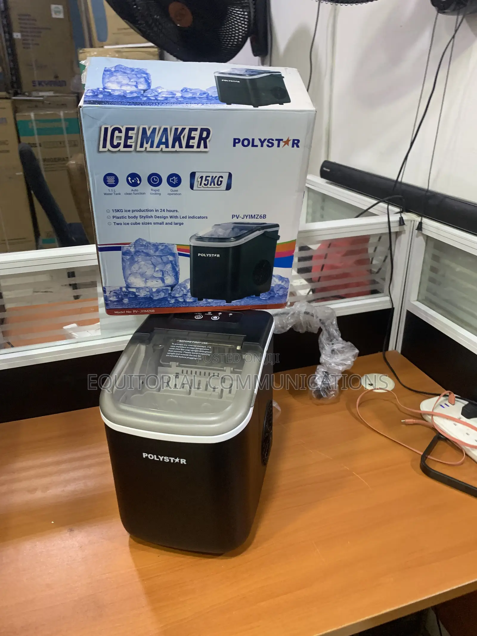 Polystar 15KG Ice Maker – Make Your Refreshment Setup More Convenient