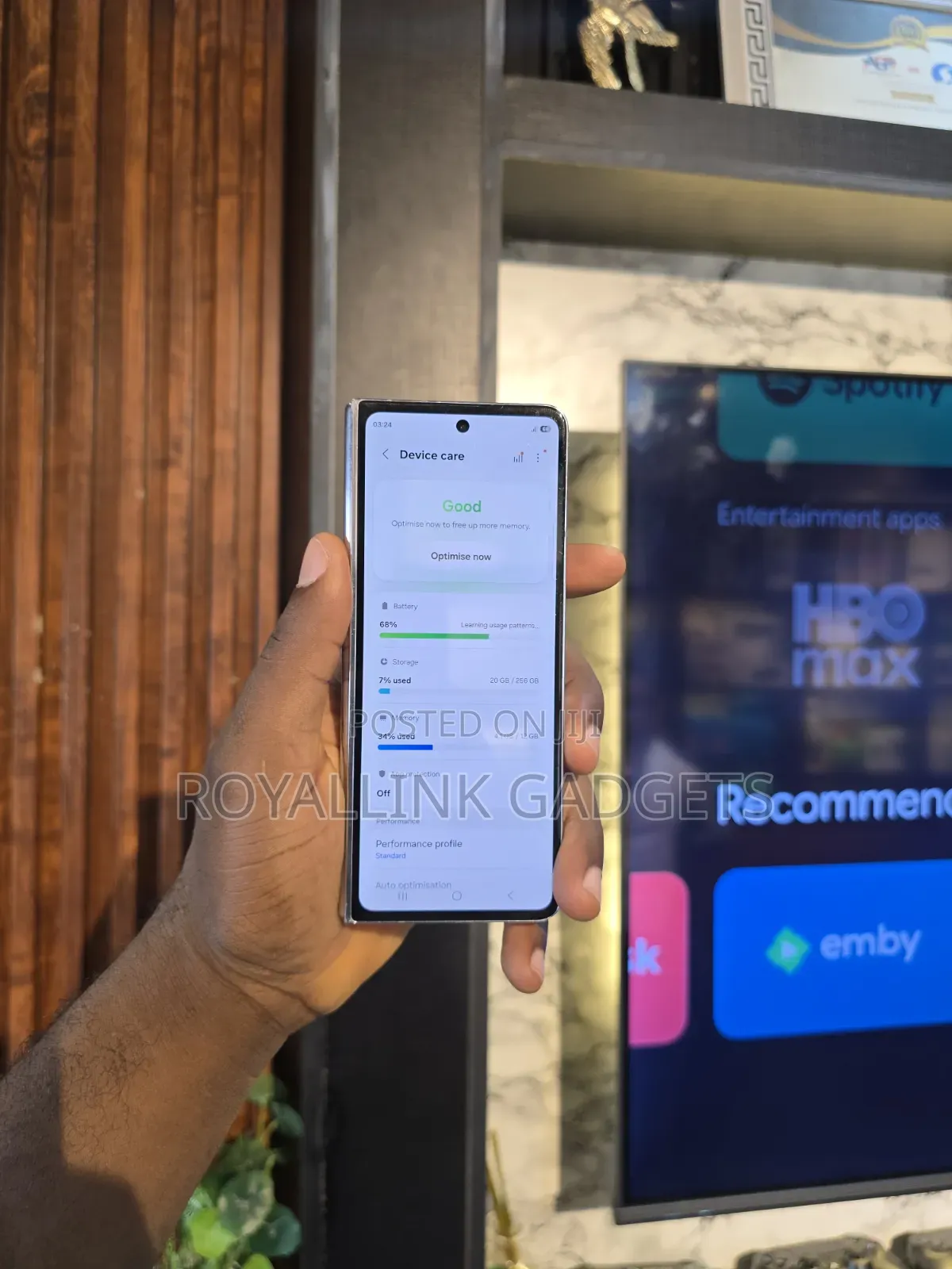 New Samsung Galaxy Z Fold 5 256 GB Blue