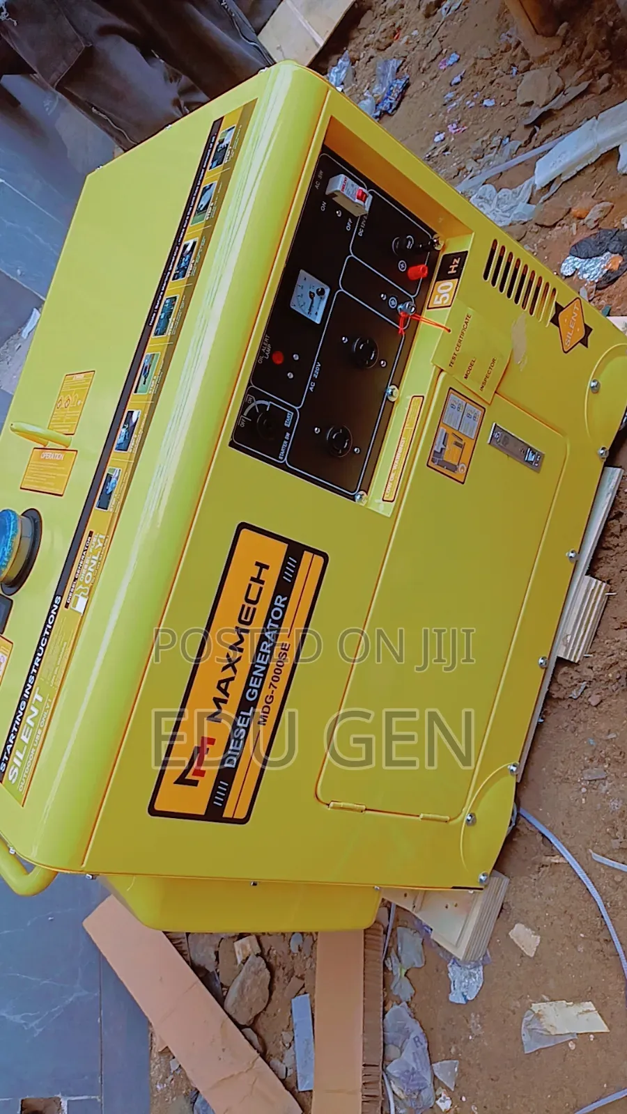 Original Maxmech 10KVA Soundproof Diesel Generator – 100% Copper Coil