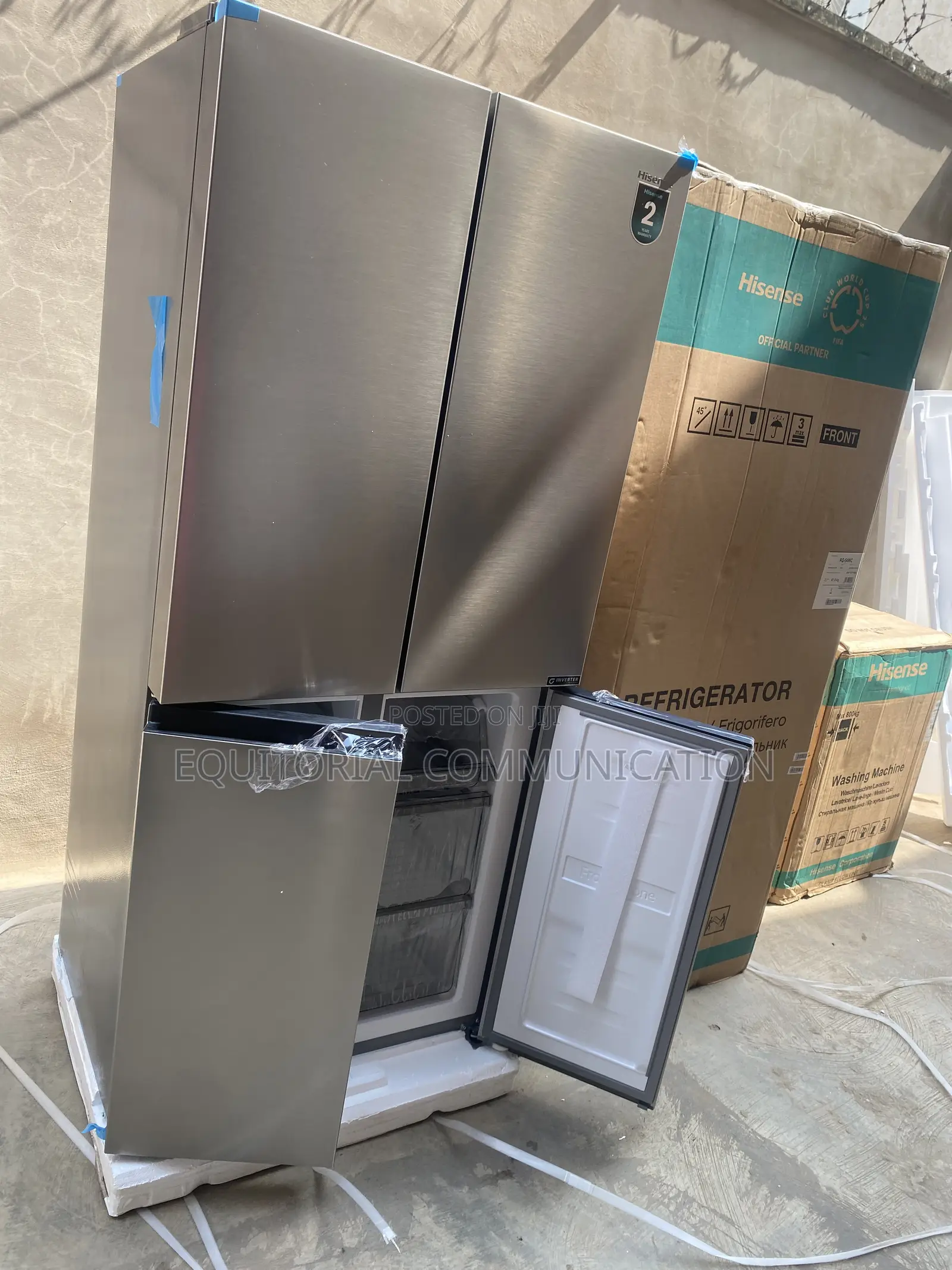 Hisense RQ-54WC Four-Door 392L Fridge With Energy-Saving Inverter
