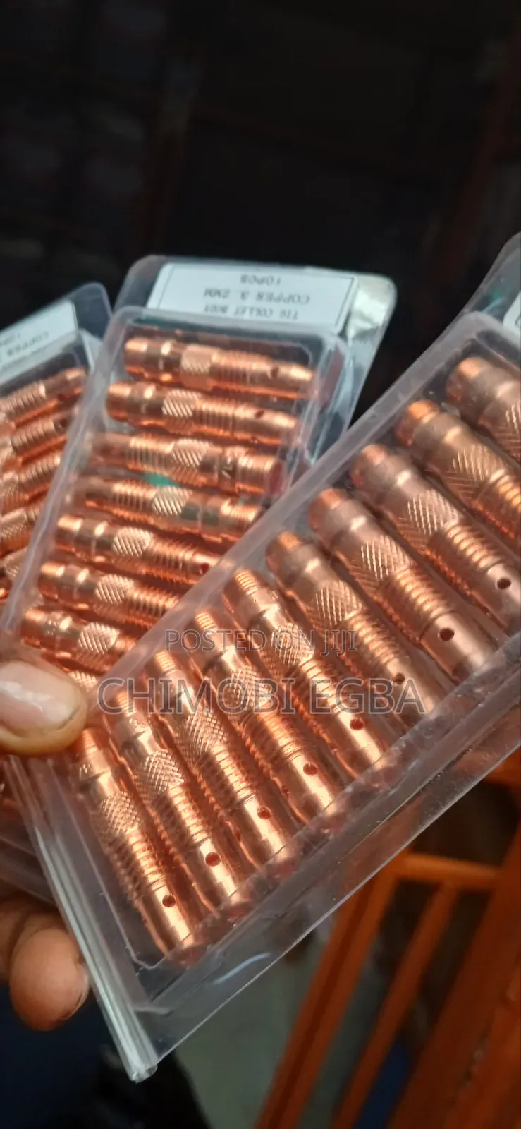 Tig Collet Body Copper 2.4mm (10pcs