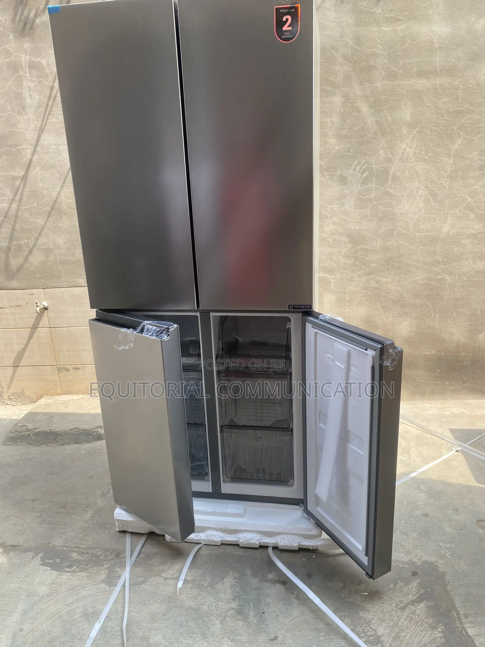 Hisense RQ-54WC Side-by-Side Fridge With 392L Capacity INVERTER