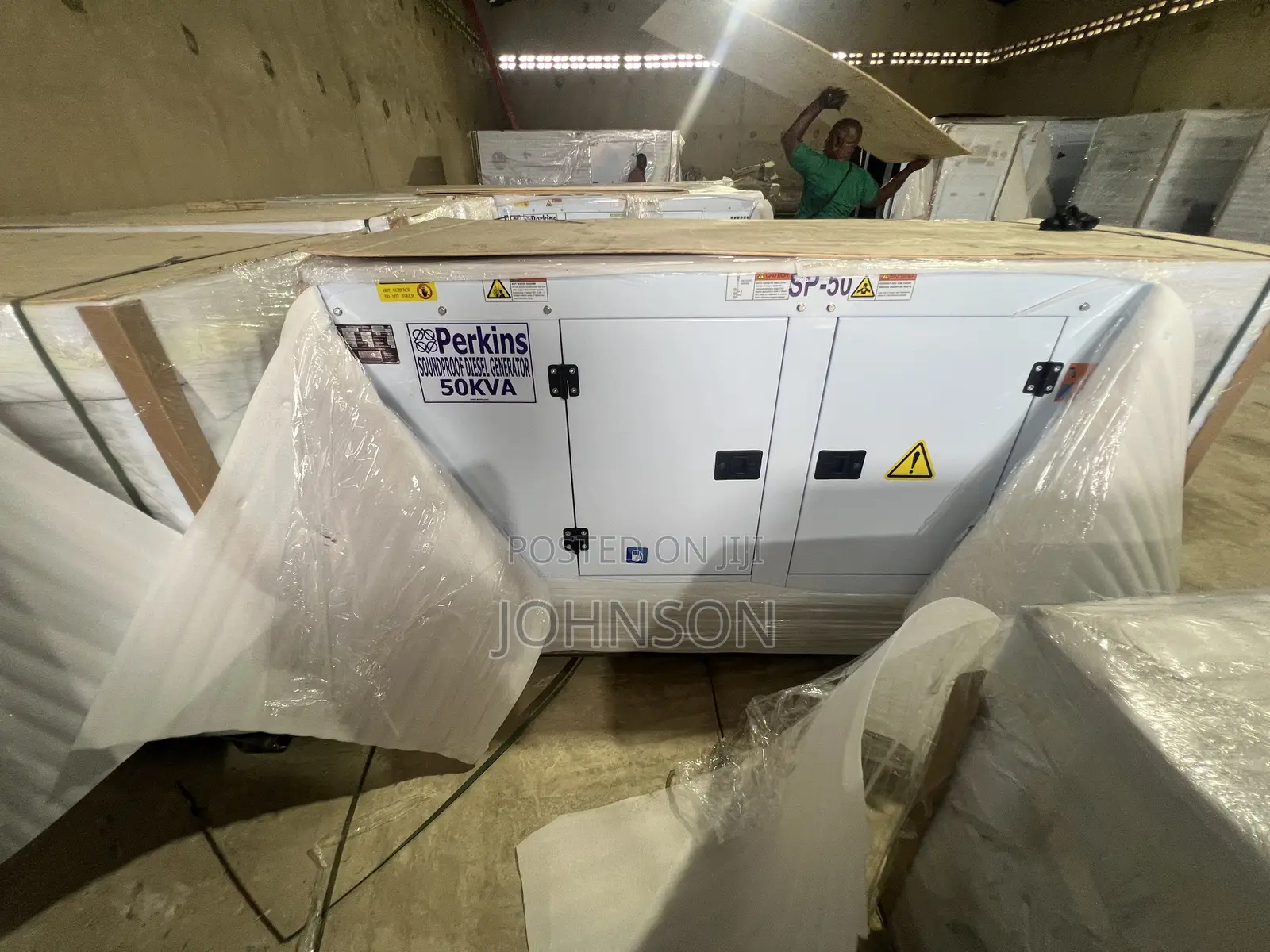 50kva Brand New Perkins Soundproof Diesel Generators 100% Copper 