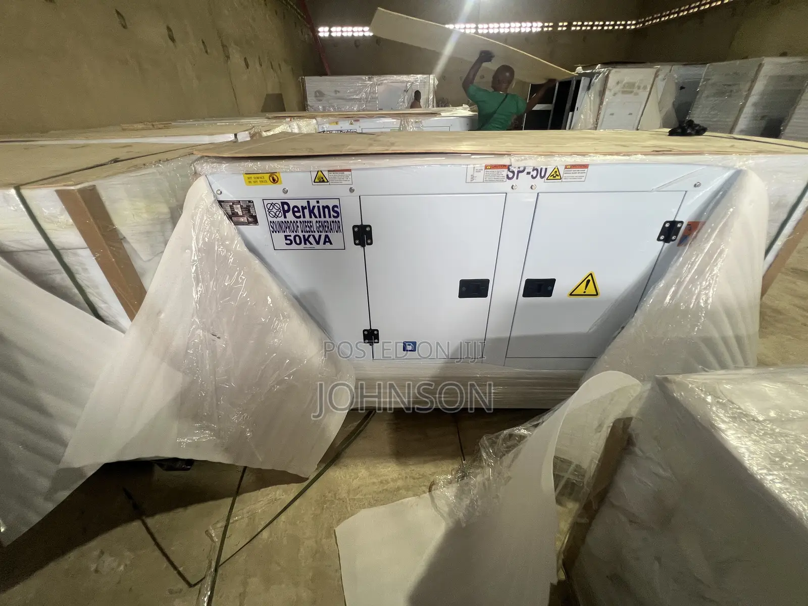 50kva Brand New Perkins Soundproof Diesel Generators 100% Copper 