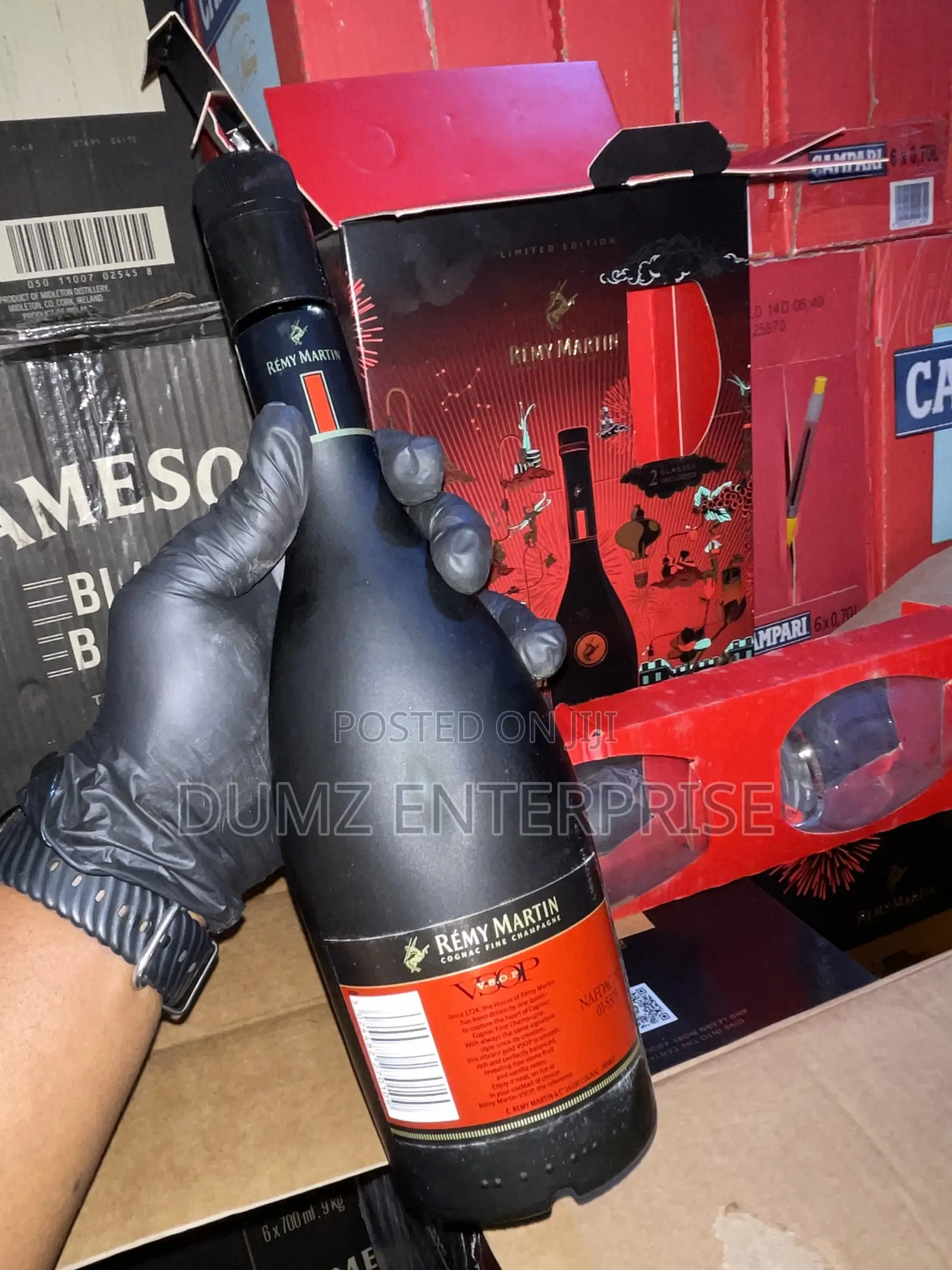 Remy Martin With Glass
