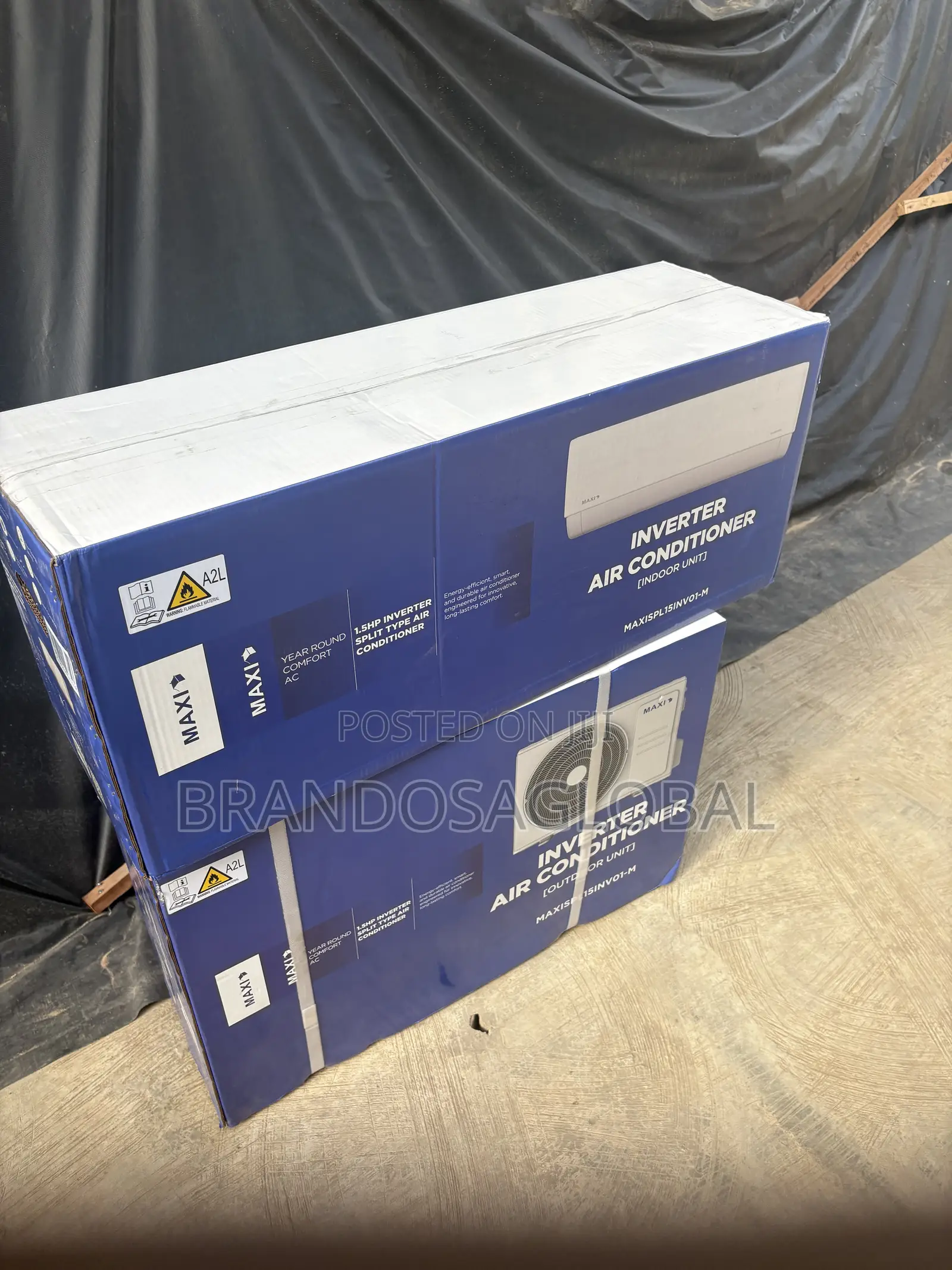 Maxi 1.5HP Inverter AC for Comfortable Indoor Spaces