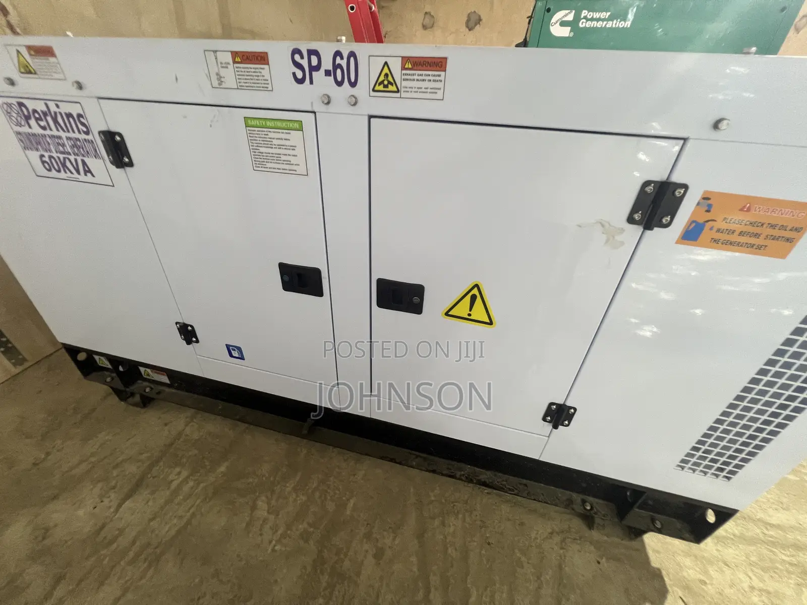 60kva Brand New Perkins Soundproof Diesel Generators 100% Copper 