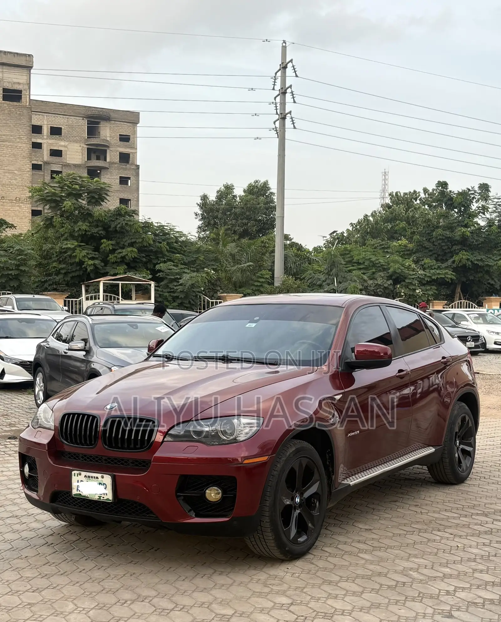 BMW X6 2013 Burgundy