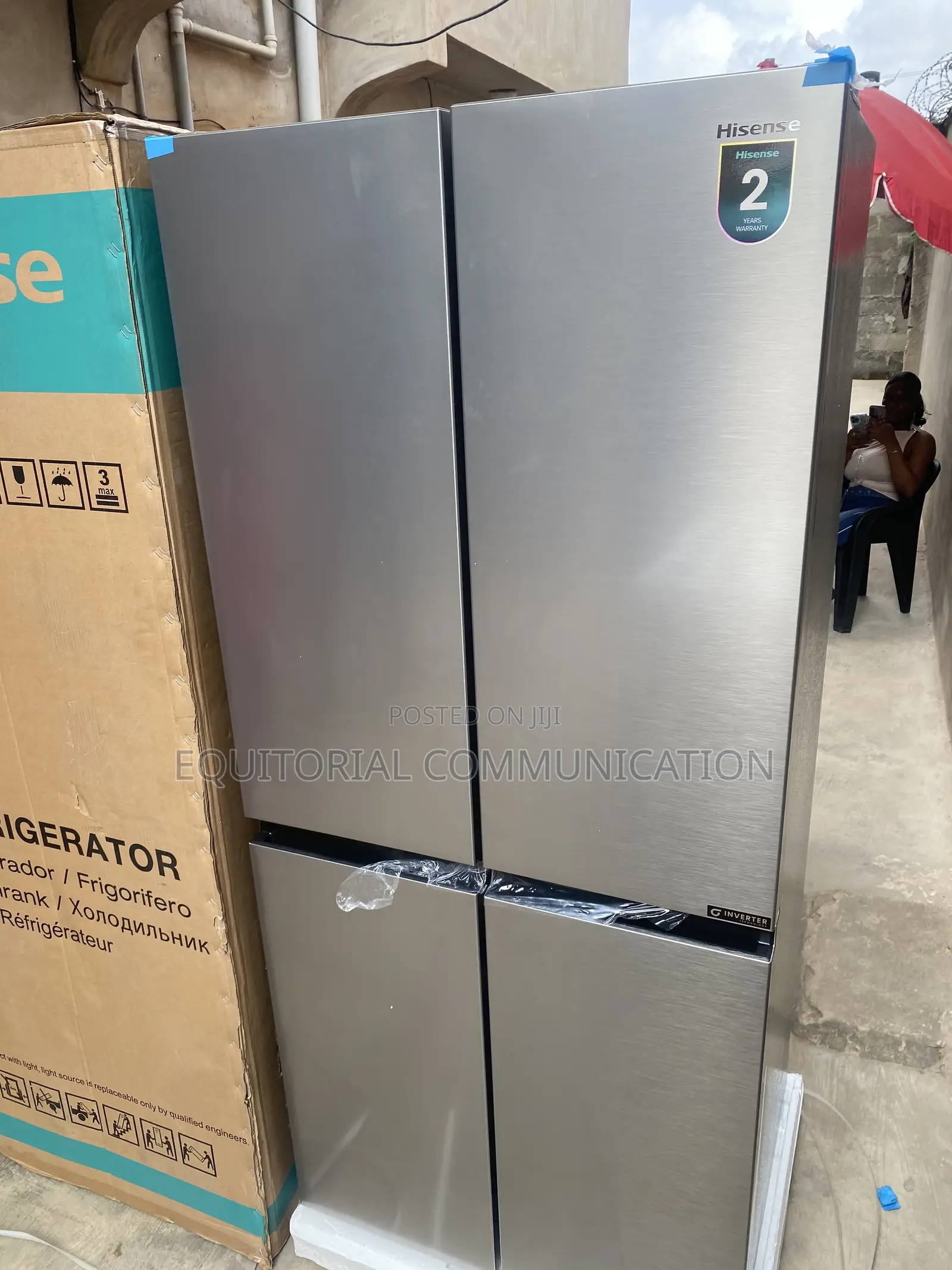 Hisense RQ-54WC 392L Inverter Refrigerator With Fresh Food Storage