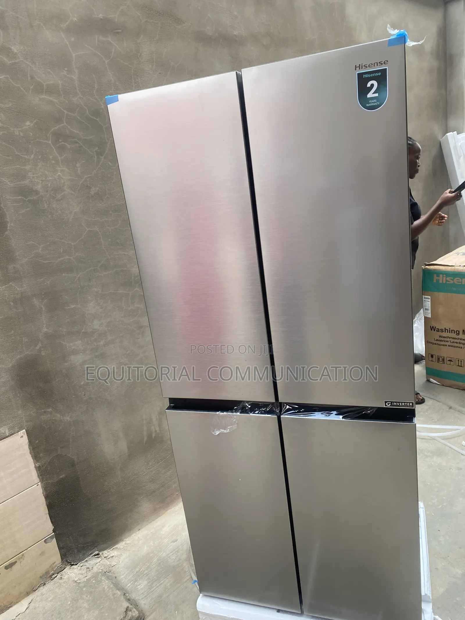 Hisense RQ-54WC 392L INVERTER Refrigerator for Large Grocery Storage