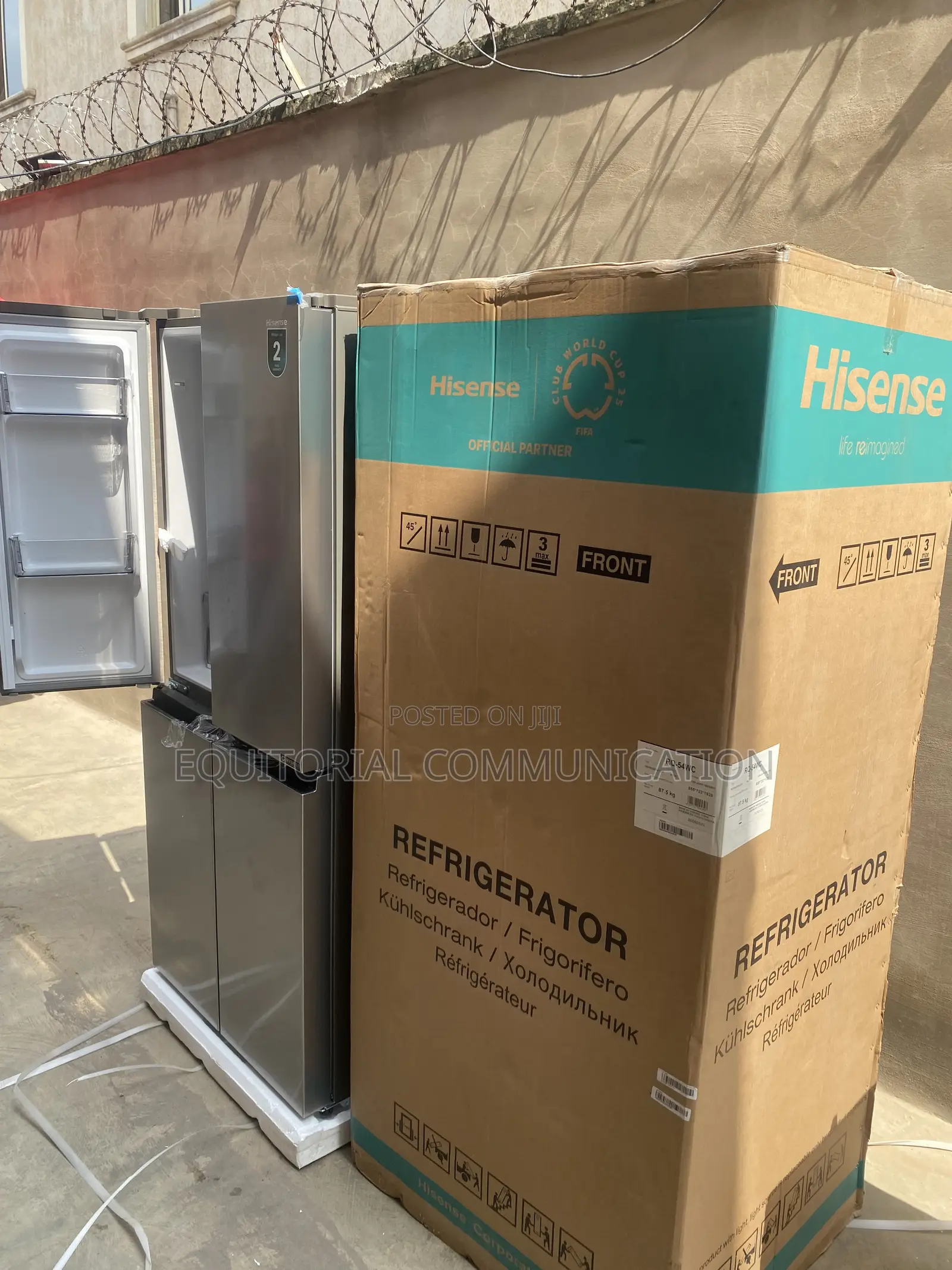 Hisense RQ-54WC 392L INVERTER Refrigerator for Large Grocery Storage