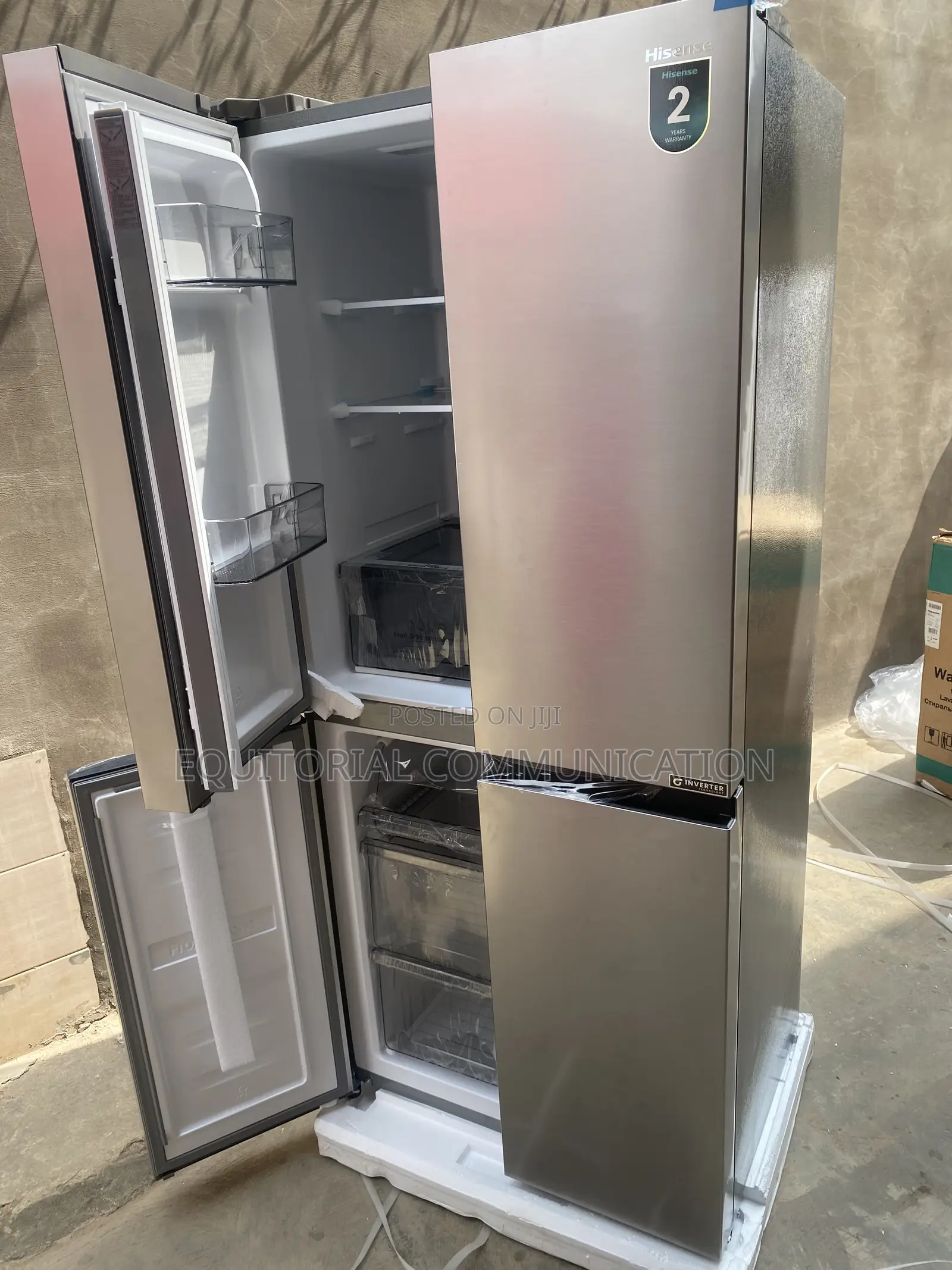 Hisense RQ-54WC 392L Inverter Fridge With Spacious Shelving