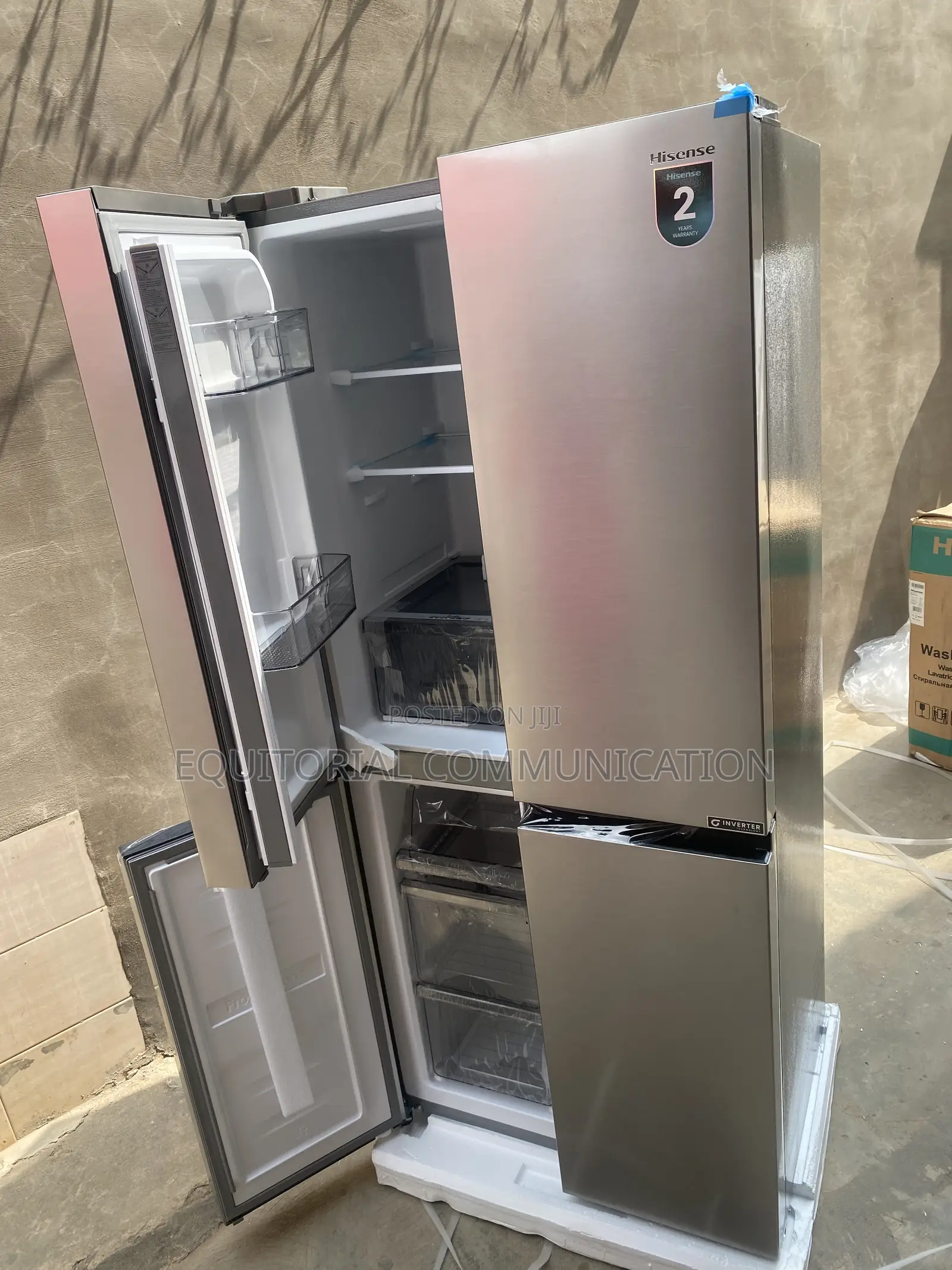 Hisense RQ-54WC 392L Side-by-Side Inverter Cooling Fridge