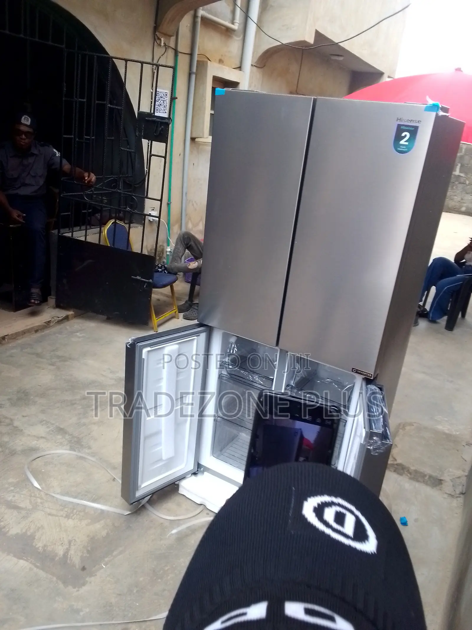 Enjoy Spacious Storage With Hisense 392L Four-Door Fridge