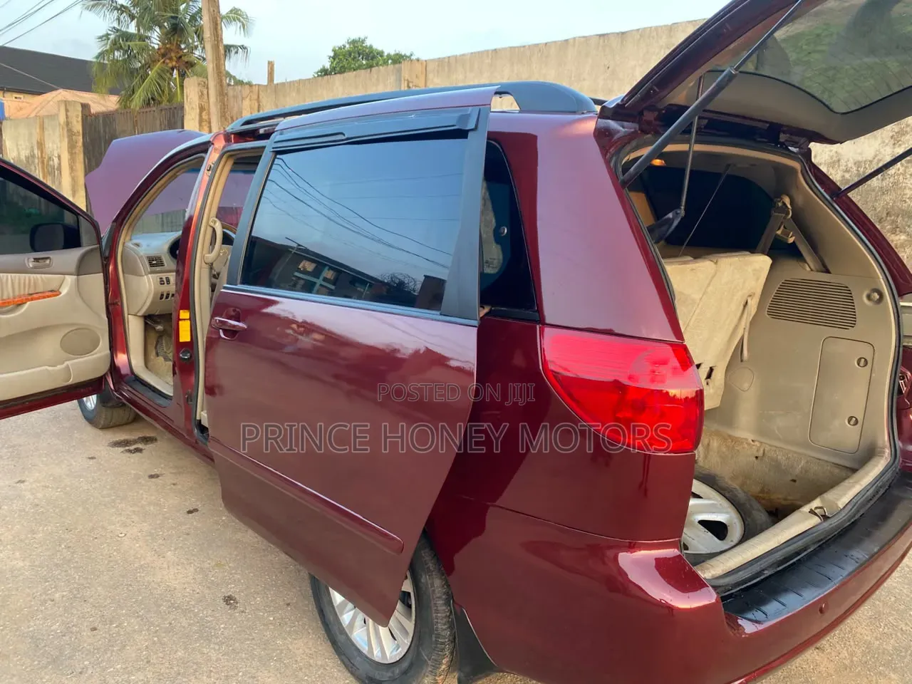 Toyota Sienna XLE Limited 2007 Red