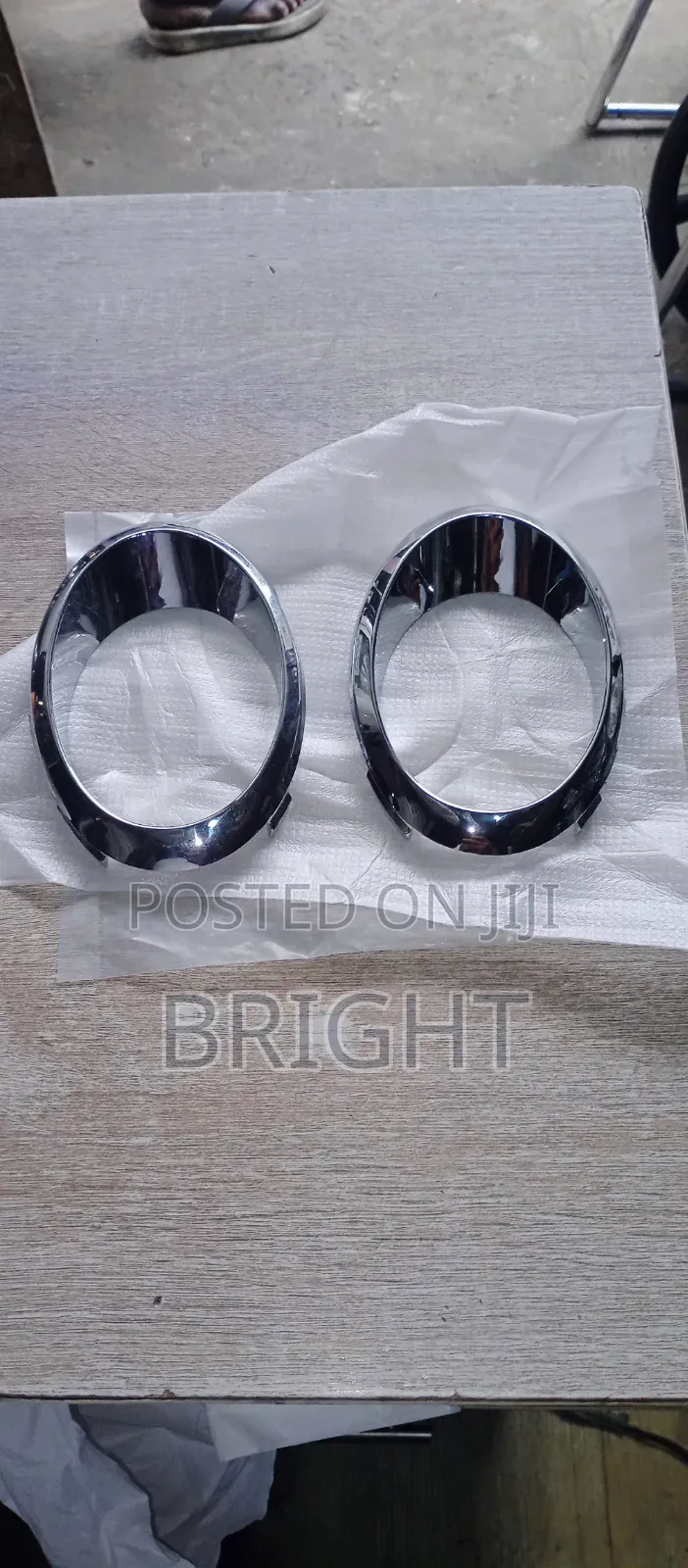 Stainless Fog Lamp Covers Ford Fusion 013/16