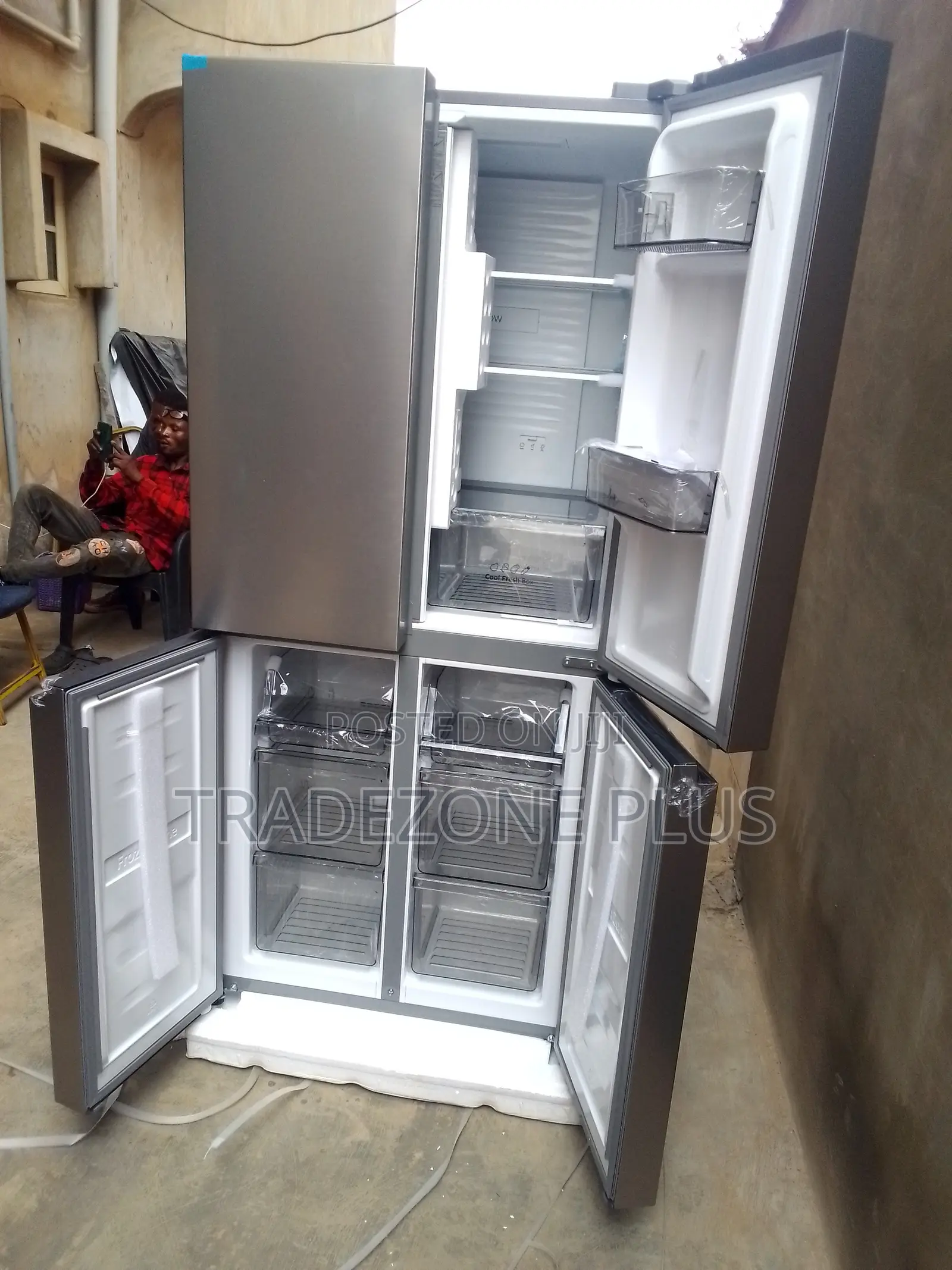 Stylish Hisense Four-Door Refrigerator With Inverter Technology