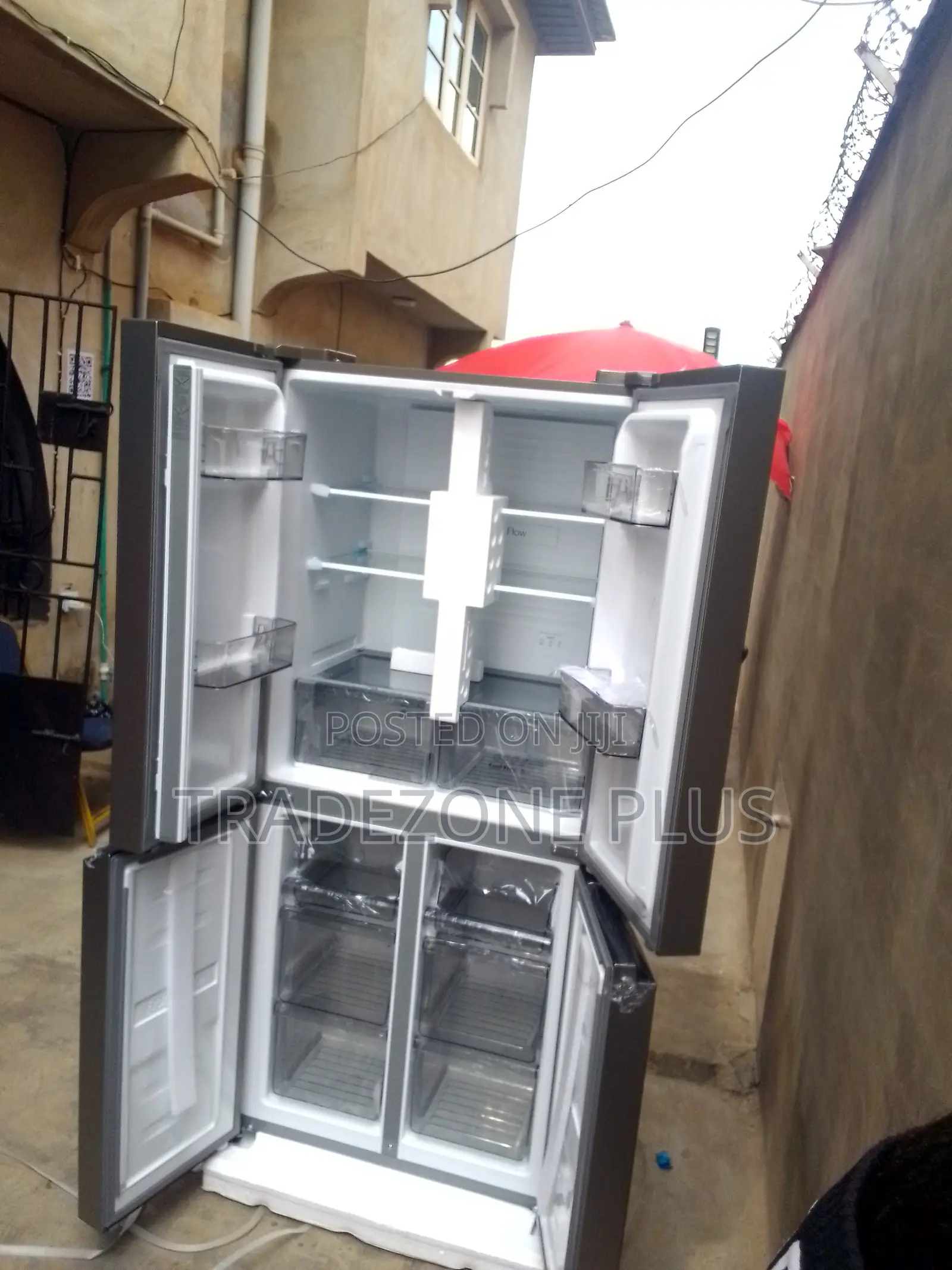 Hisense 392L Four-Door Fridge for Convenient Grocery Storage
