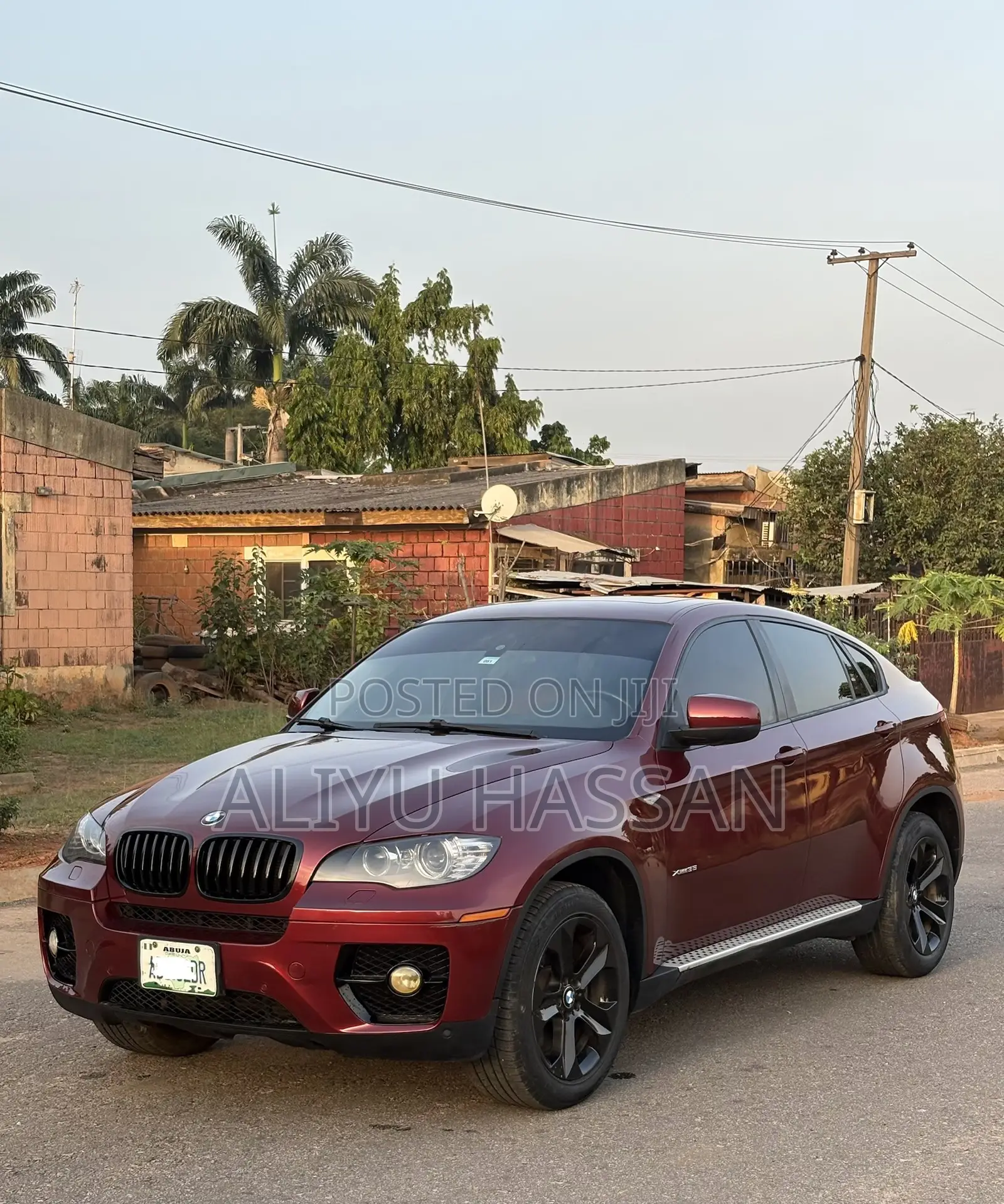 BMW X6 2013 Burgundy