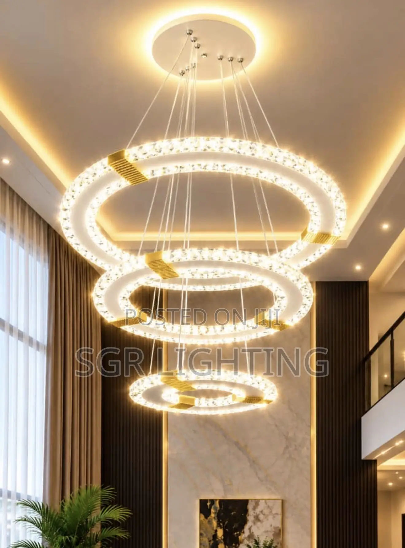 Room,bedroom,sitting Room,parlour Minimal Led Chandelier