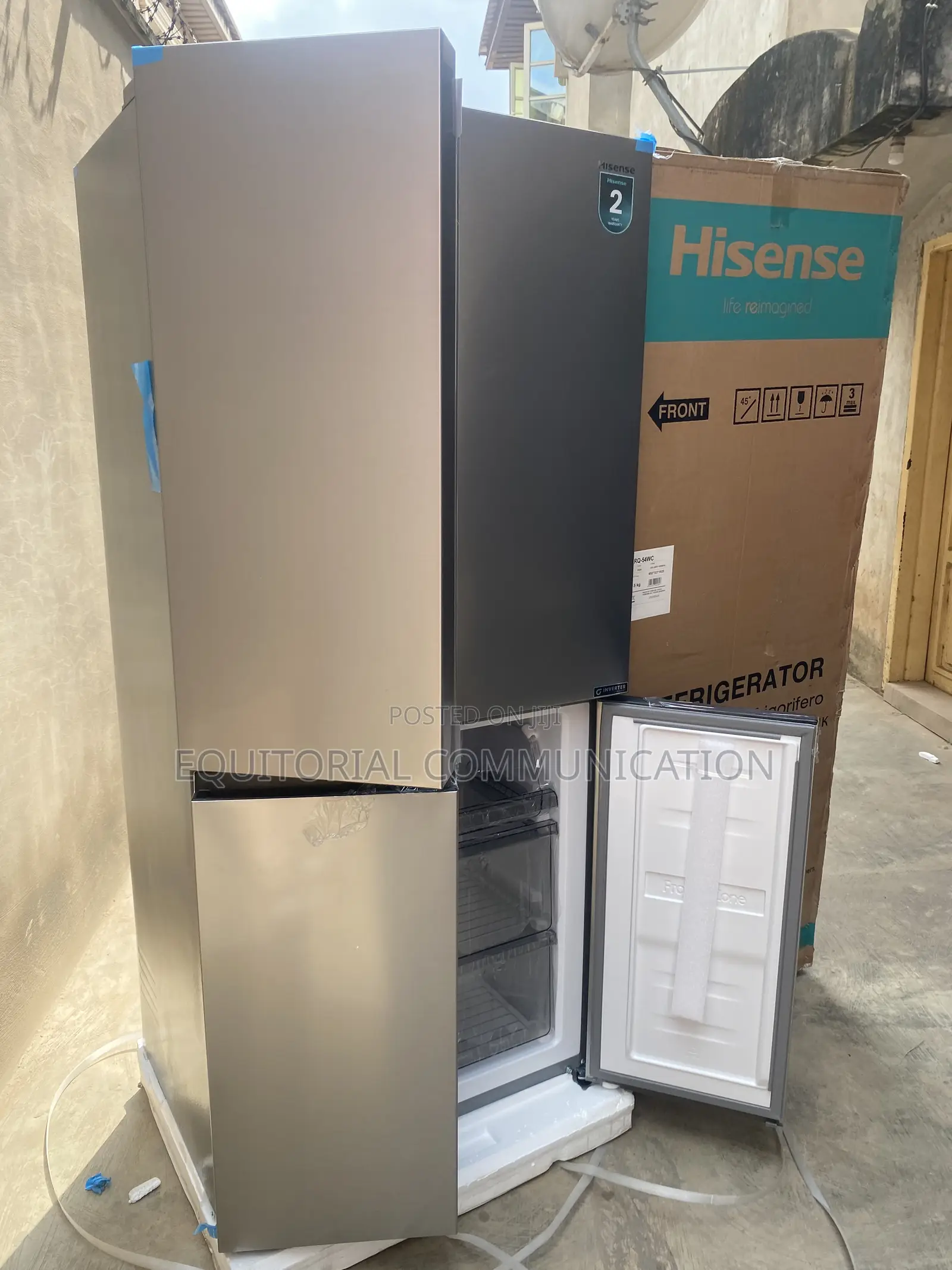Hisense RQ-54WC 392L Fridge With Multi Air Flow Technology