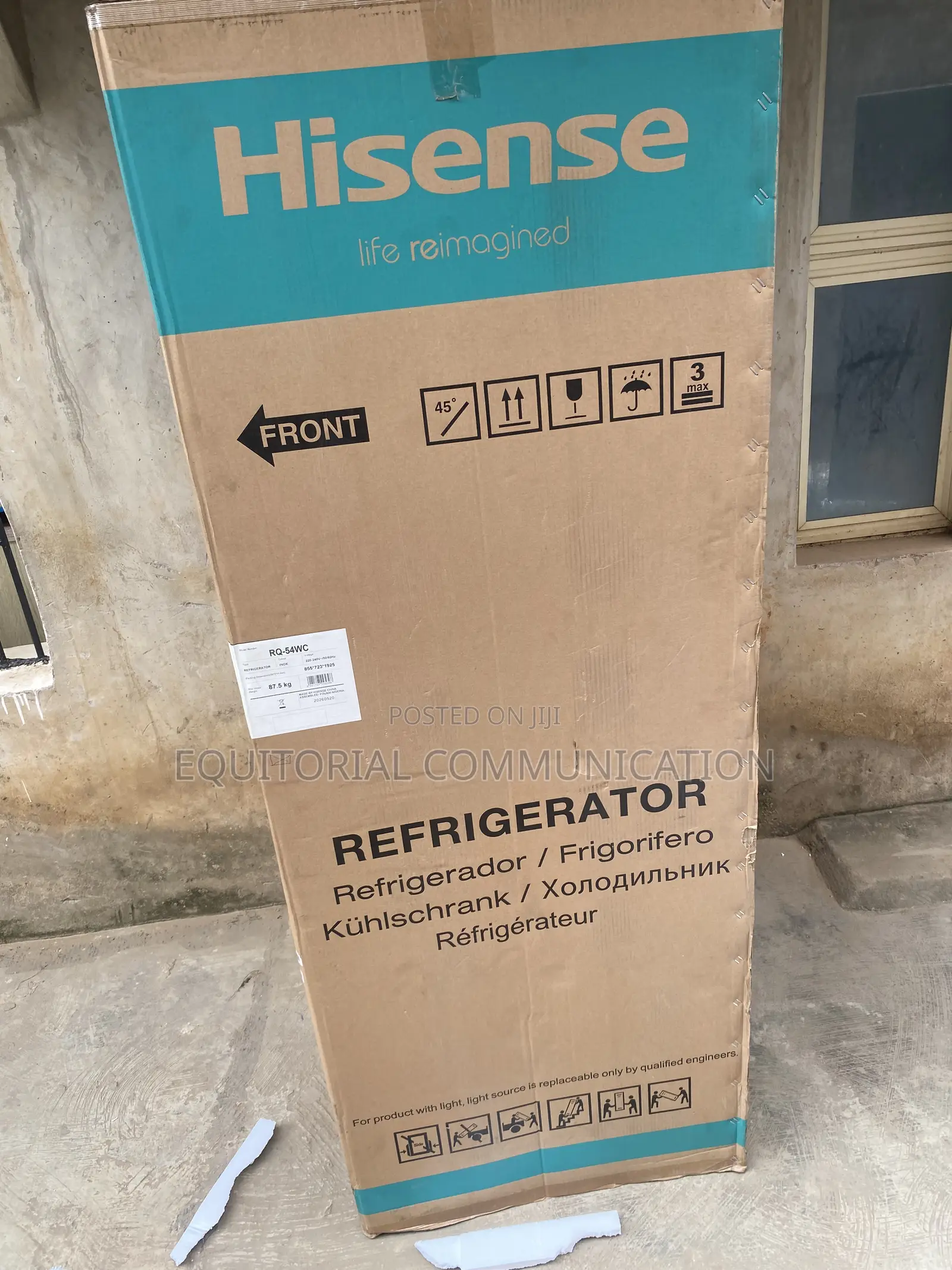 Hisense RQ-54WC 392L Fridge With Multi Air Flow Technology