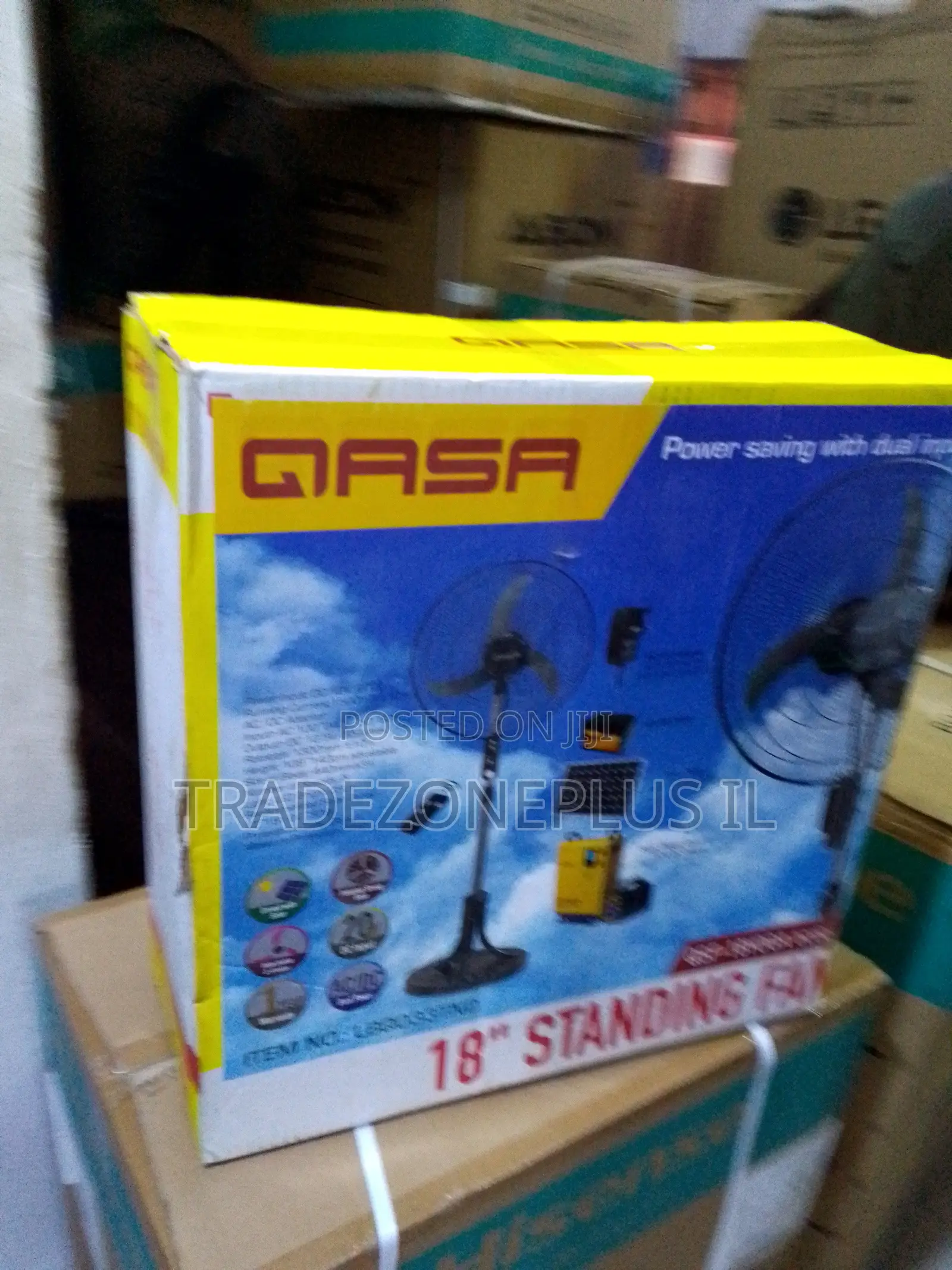 Efficient Room Ventilation Qasa 18in Standing Fan