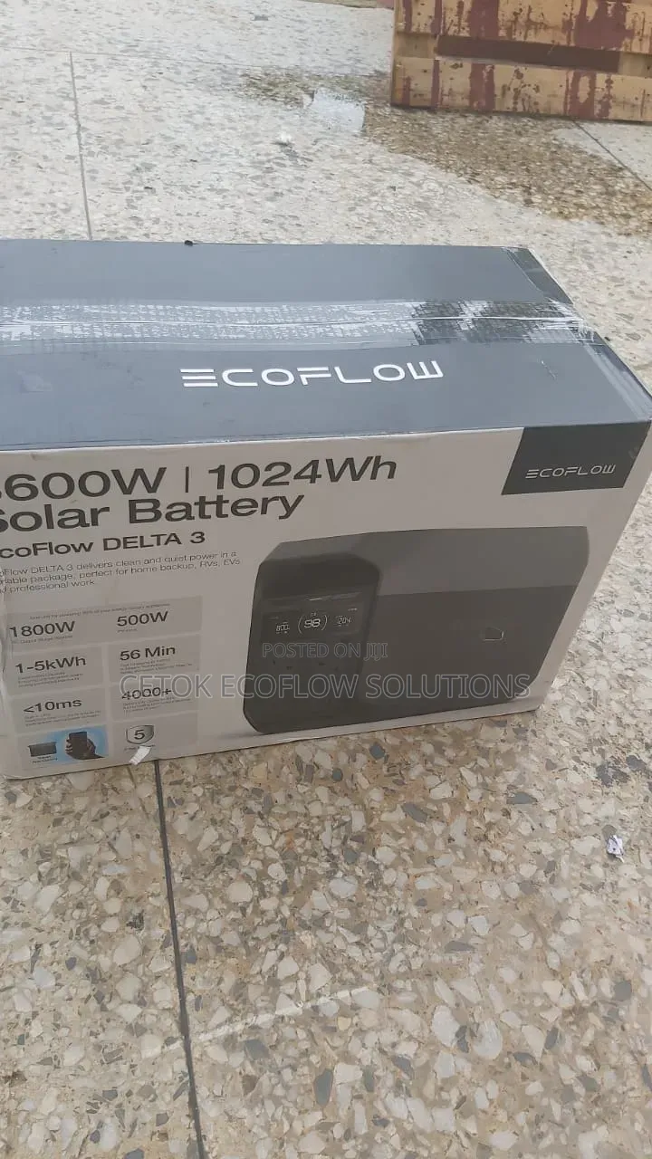 Ecoflow Delta 3 (3,600w 1,024wh) Power Station Genuine 5yrs Warranty