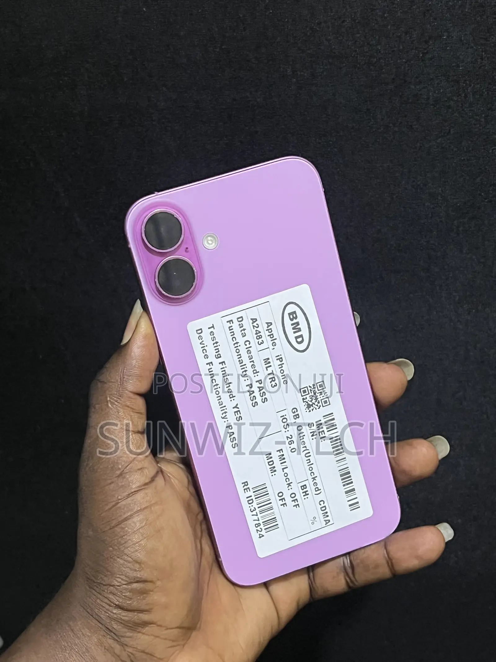 Apple iPhone 16 Plus 128 GB Pink