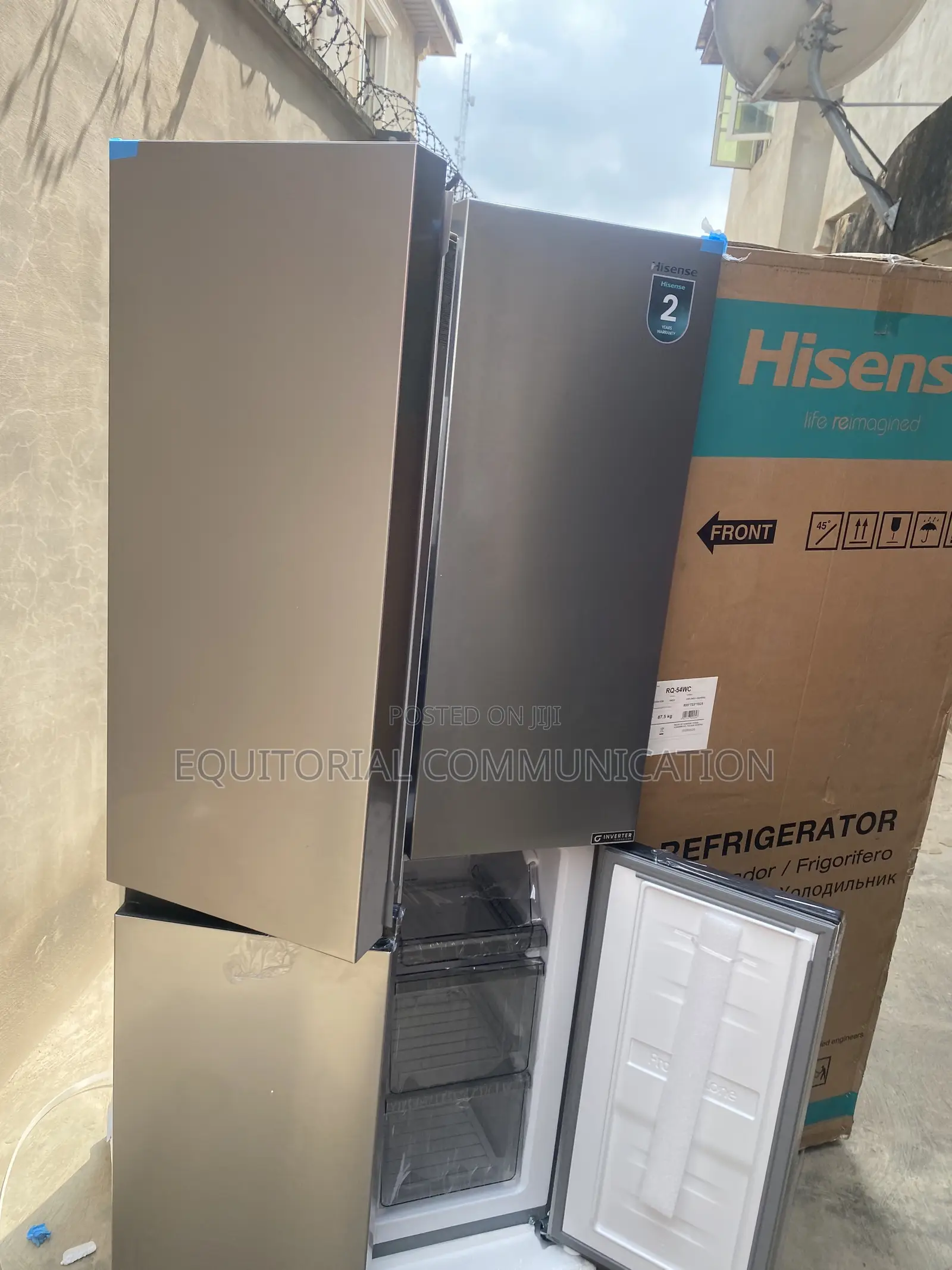 Hisense RQ-54WC 392L INVRTER Refrigerator With Super Cooling Feature