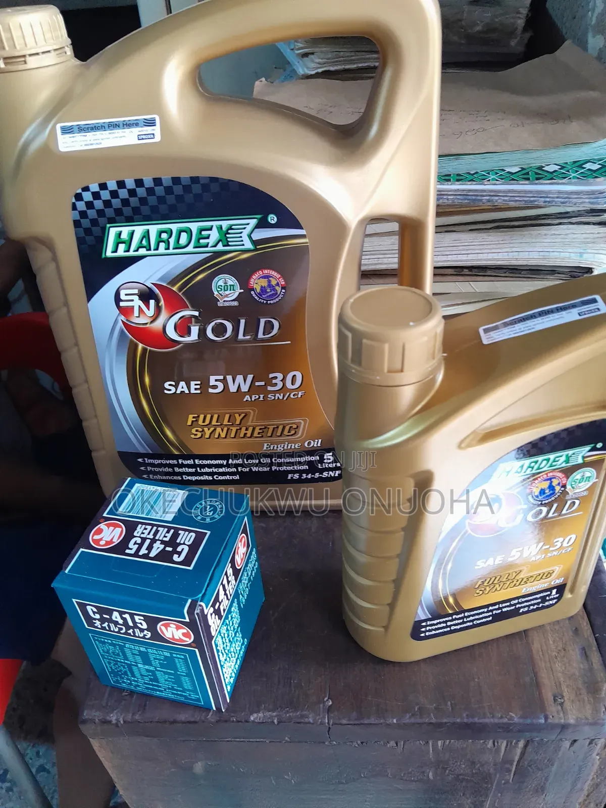 Hardex Gold Engine Oil 5 Litres – Quality Car Engine Lubricant